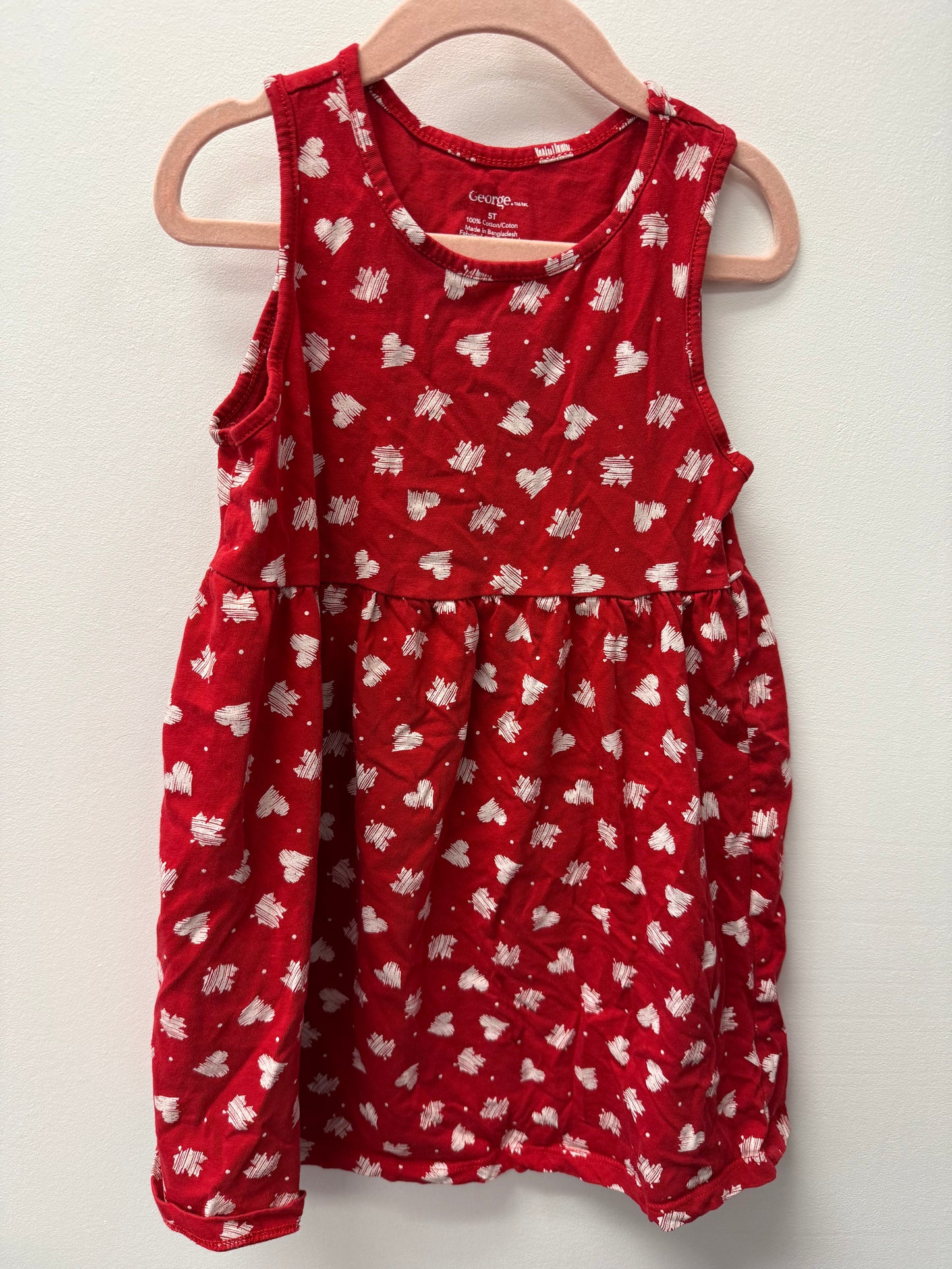 GEORGE CANADA DAY DRESS SIZE 5T