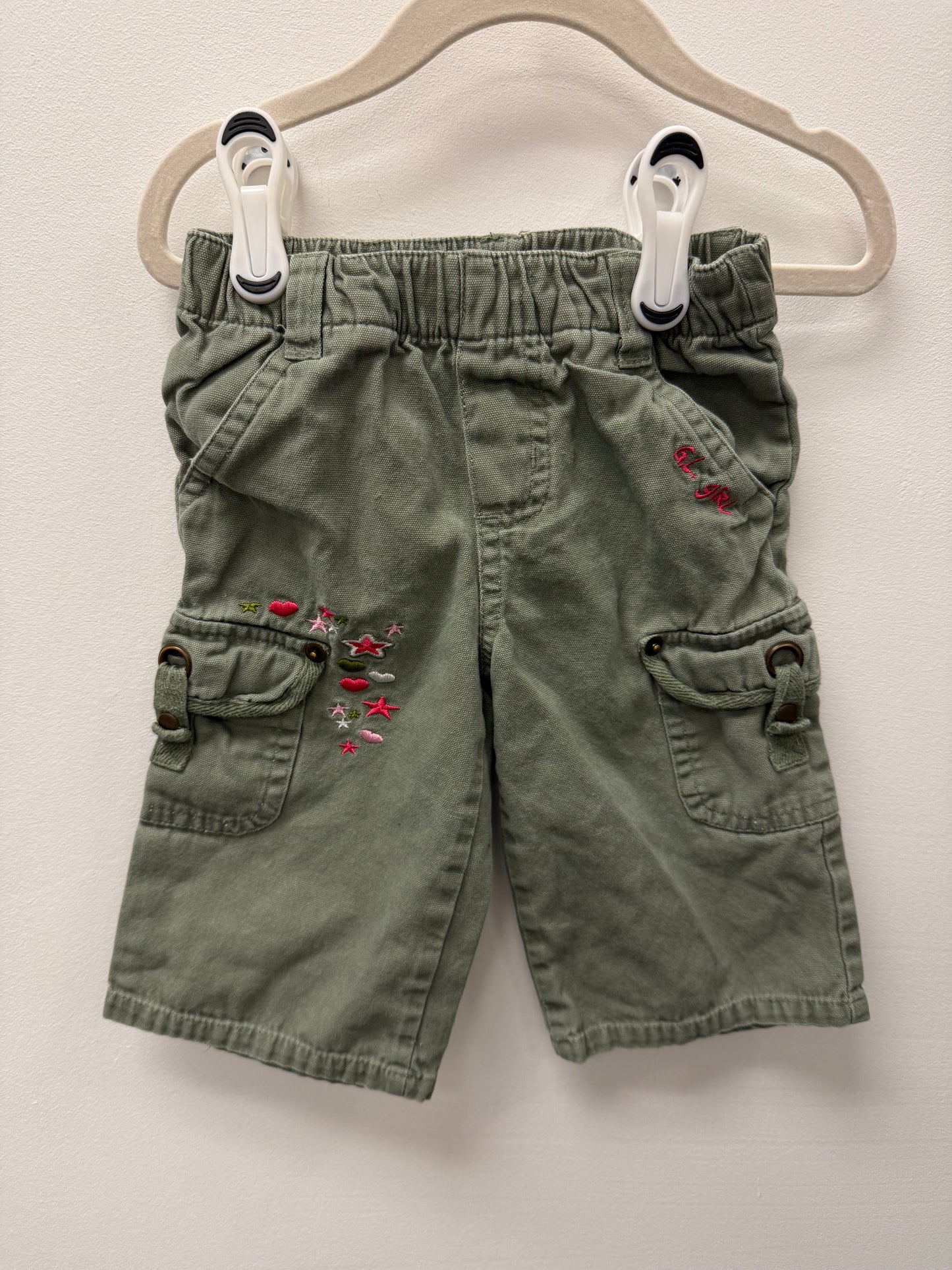 GL GIRL CARGO PANTS SIZE 3-6M