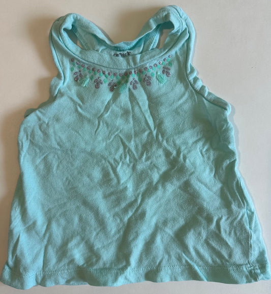 Carter's, Blue Tank Top - 12 Months