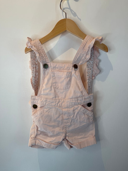 ARTISAN NEWYORK PINK OVERALLS 12M