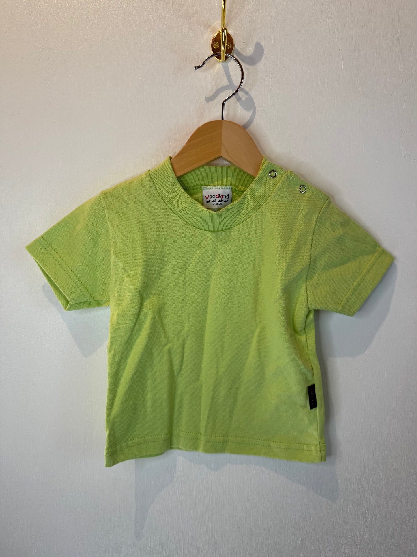 WOODLAND GREEN SHIRT 12M