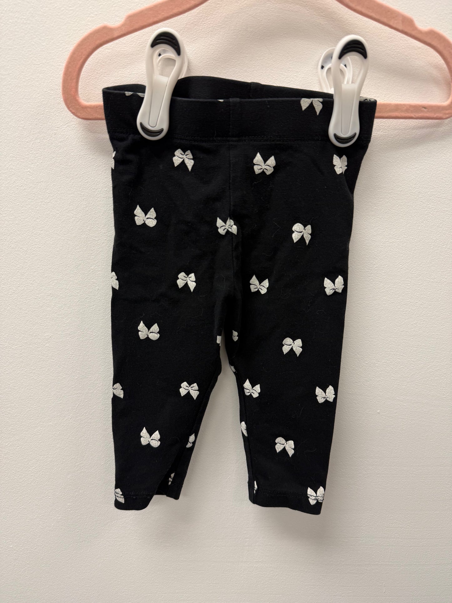 JOE FRESH BOW LEGGINGS SIZE 3-6M