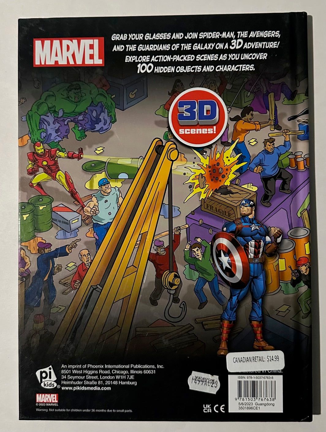 Marvel, "Look and Find 3D"