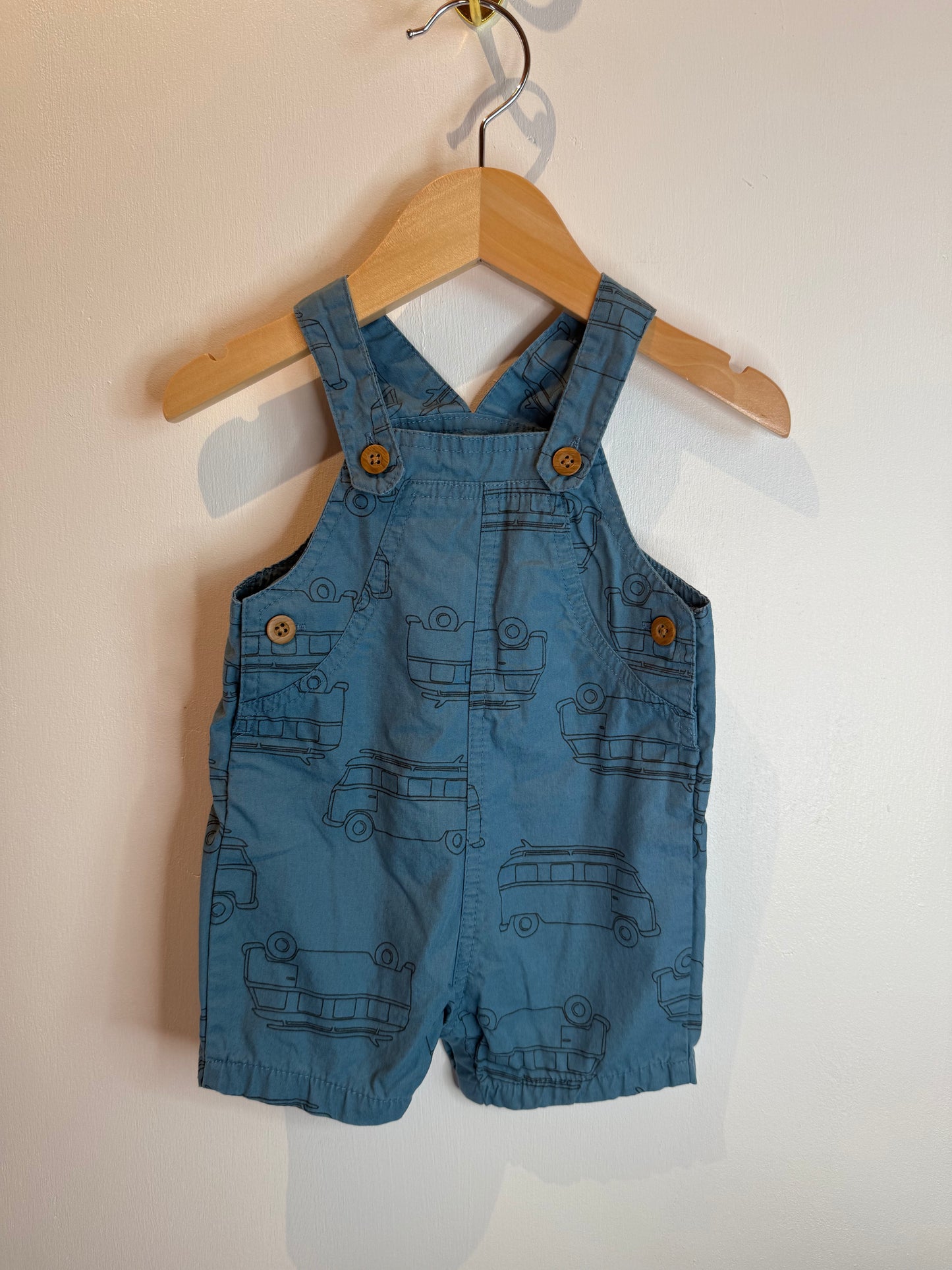 CARTERS SURFER VAN OVERALLS 6M