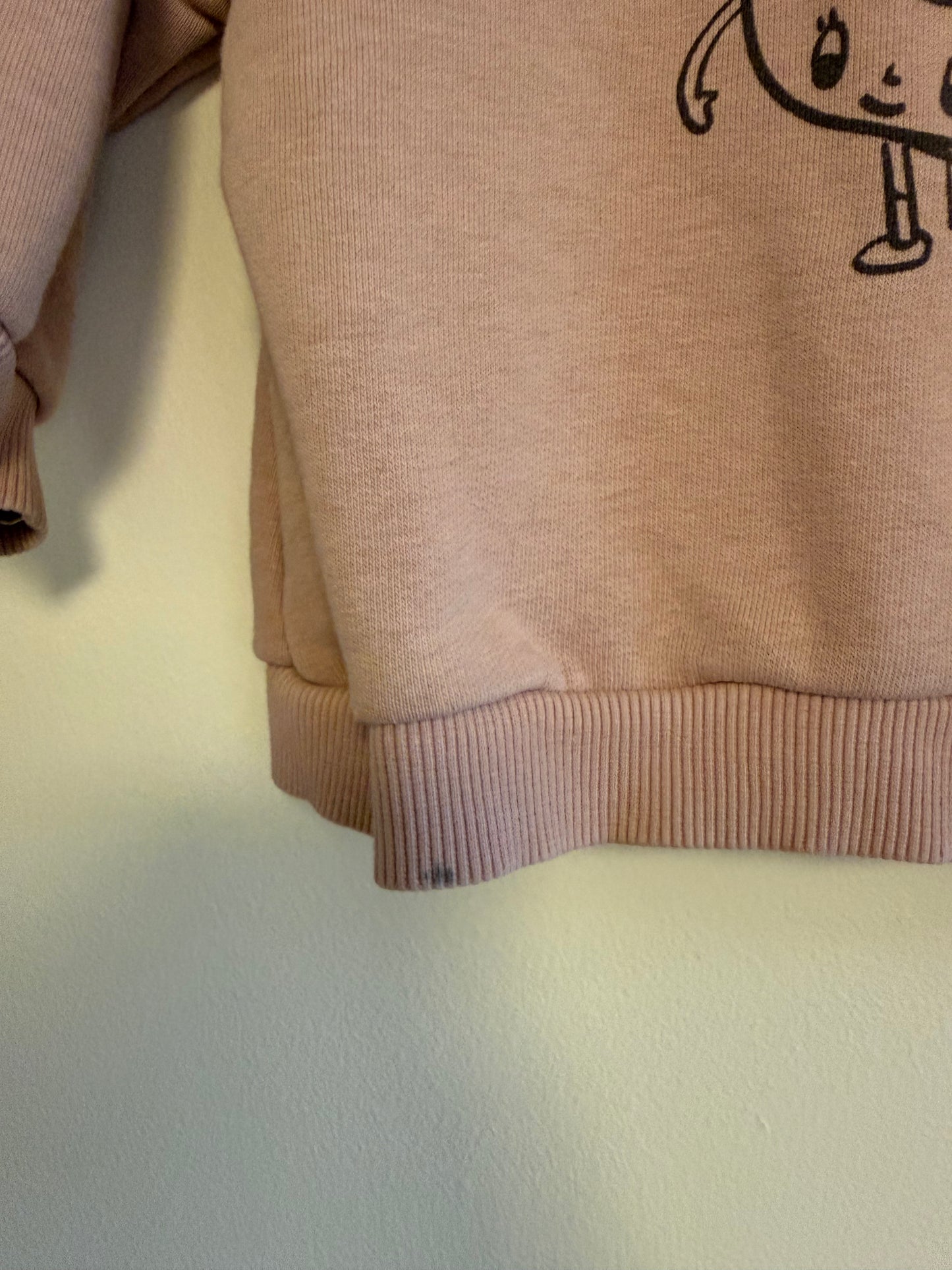 ZARA OVERSIZED AVOCADO CREW SIZE 12-18M
