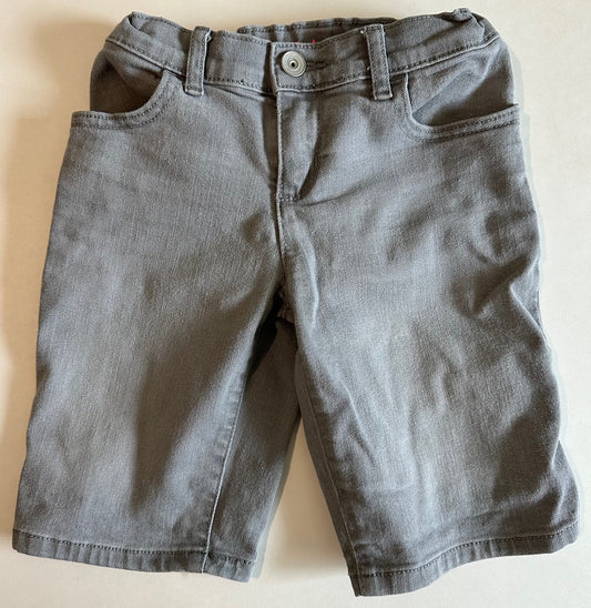 Children's Place, Faded Grey Denim Shorts - Size 6X/7