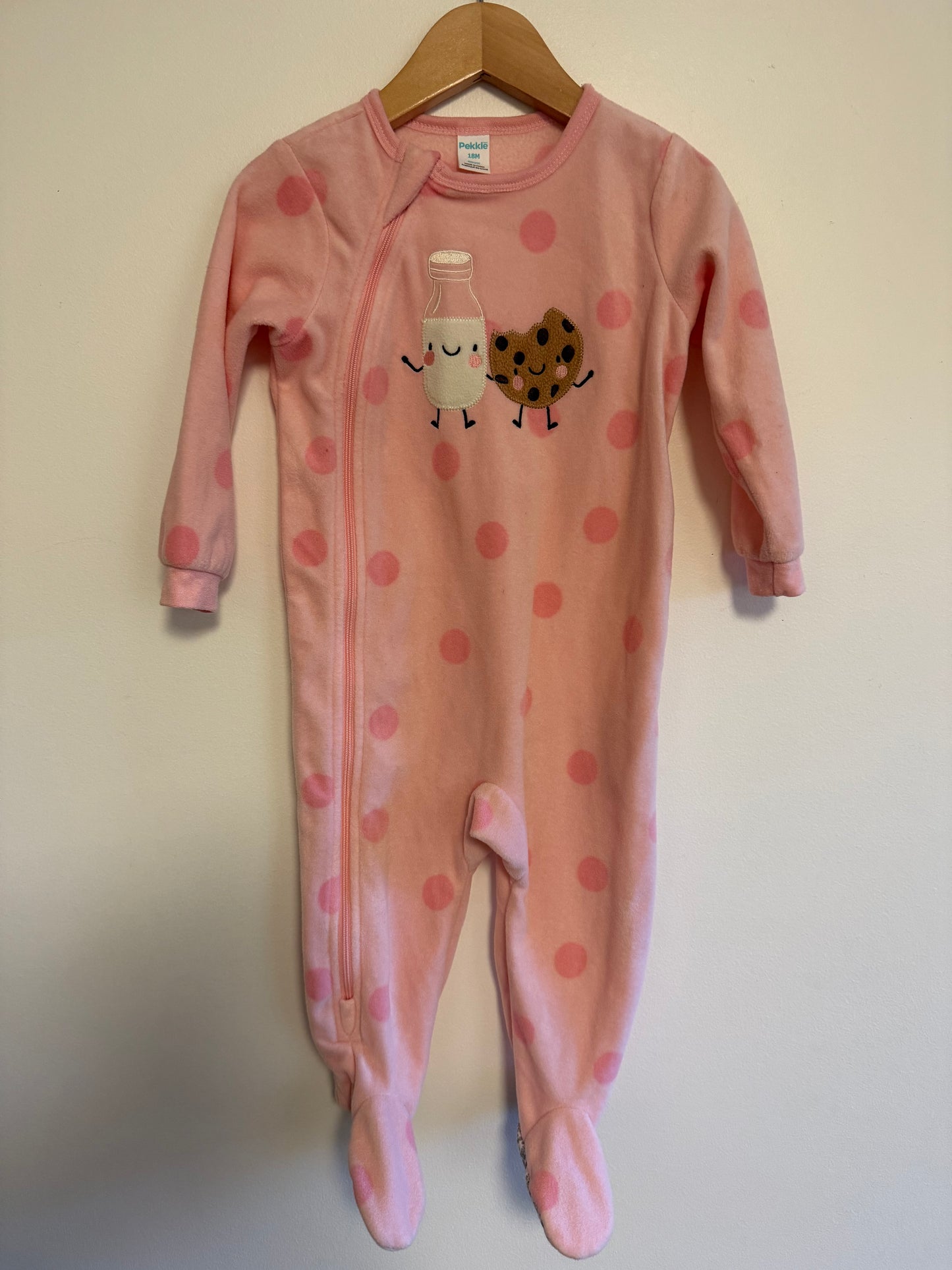 NWOT PEKKLE FLEECE SLEEPER SIZE 18M