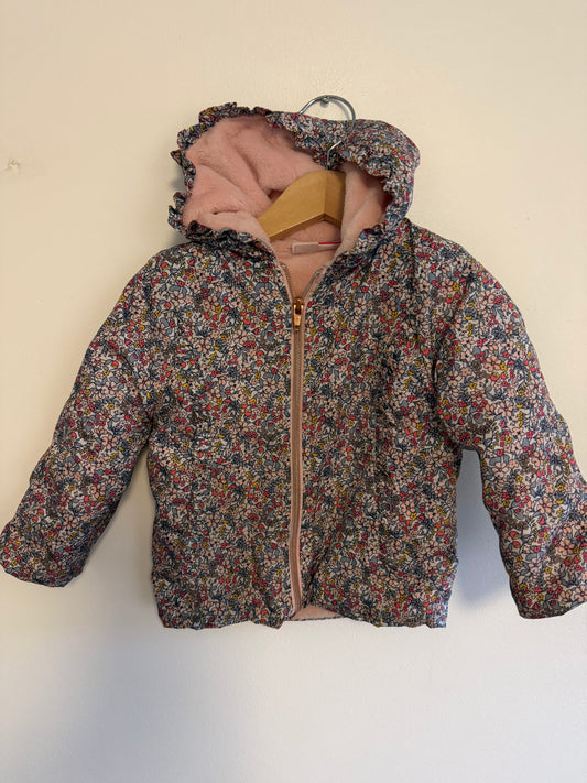 PENELOPE MACK FLORAL LINED JACKET SIZE 2T
