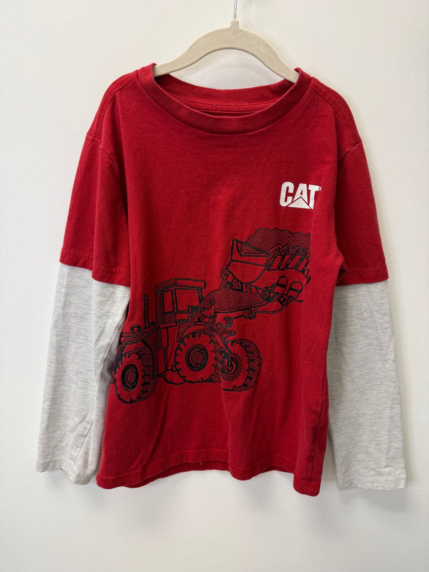 CAT RED LONG SLEEVE SIZE 8