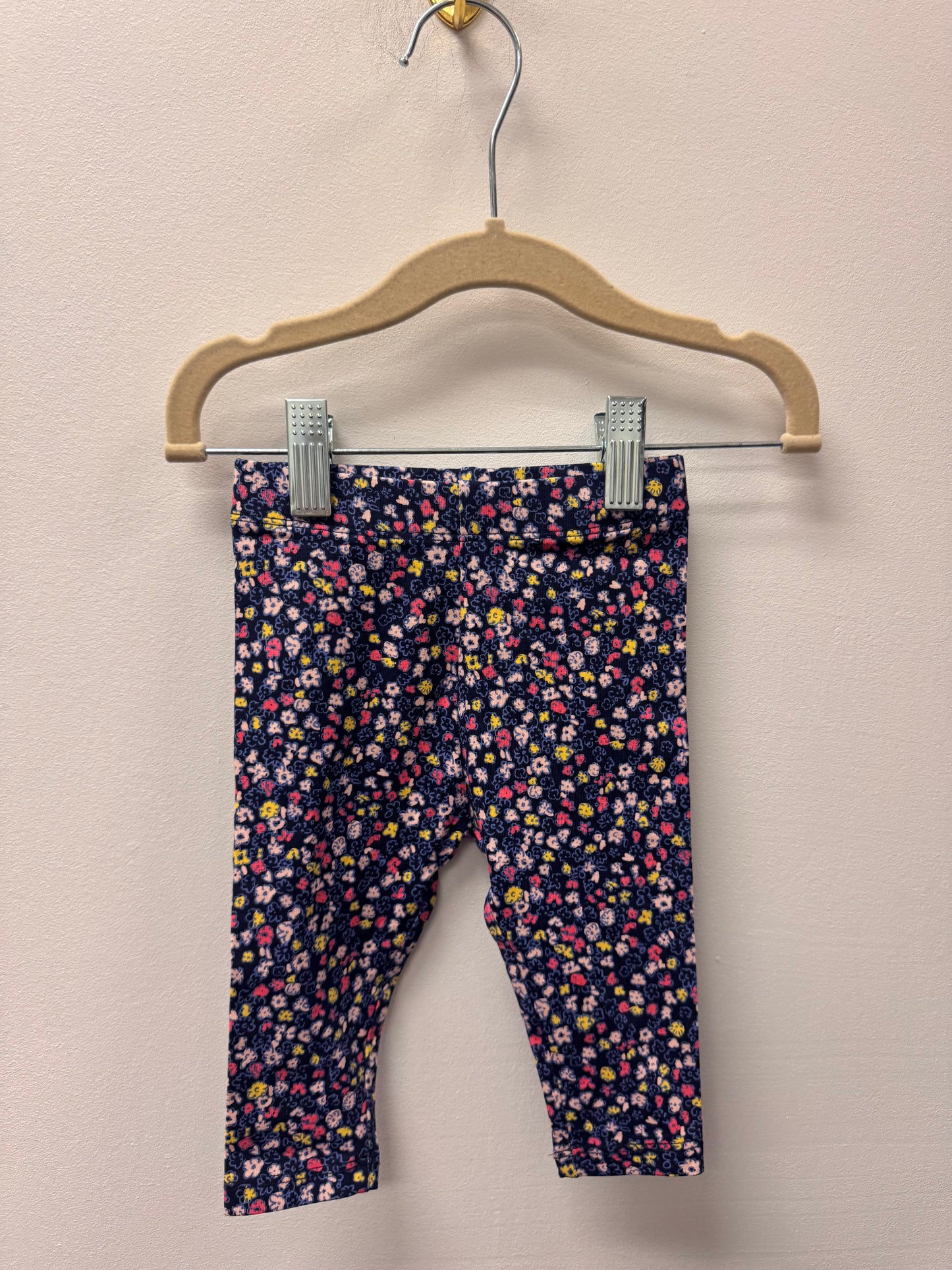 JOE FRESH FLORAL LEGGINGS SIZE 3-6M
