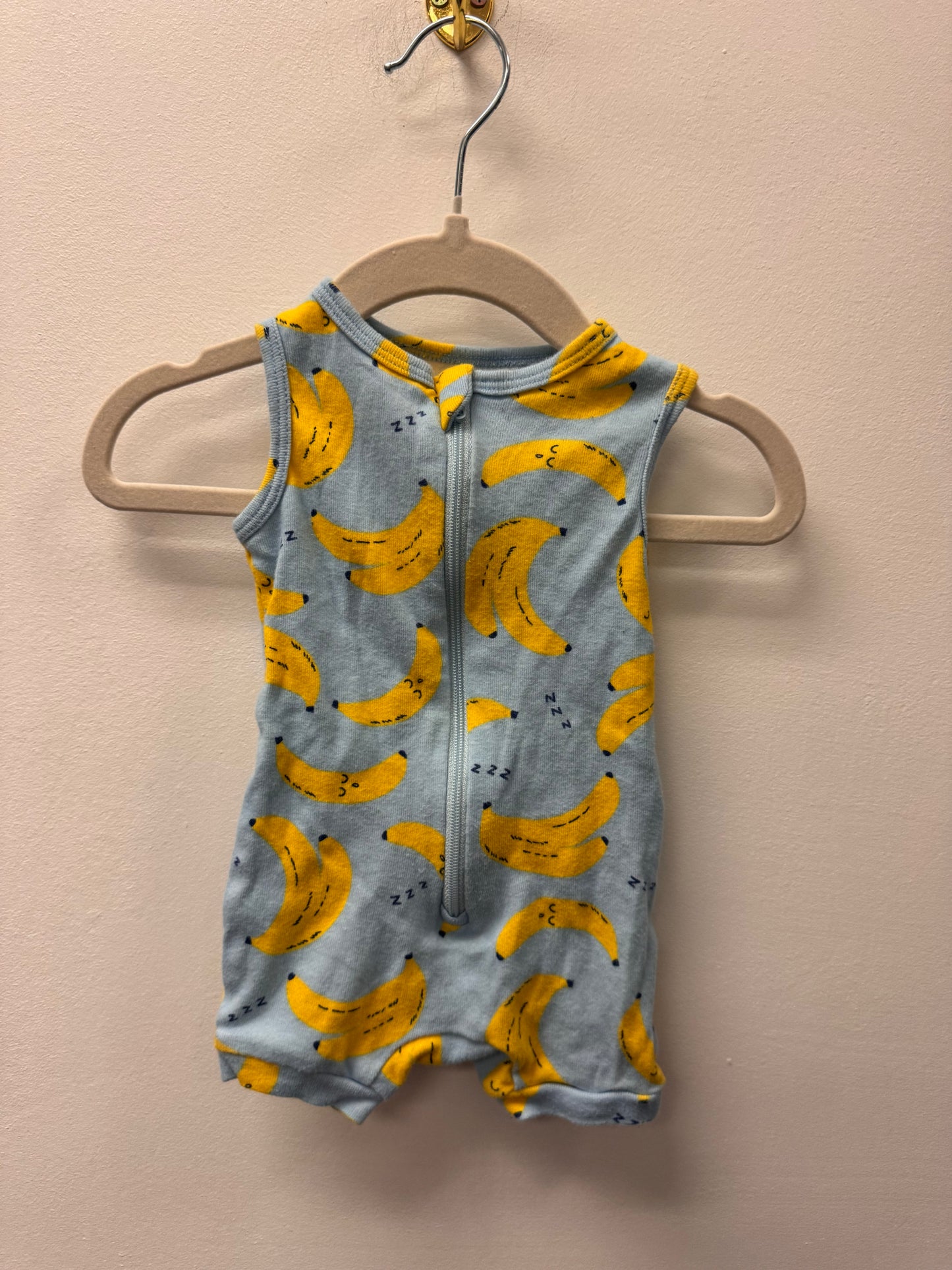 JOE FRESH BANANA ROMPER SIZE 0-3M