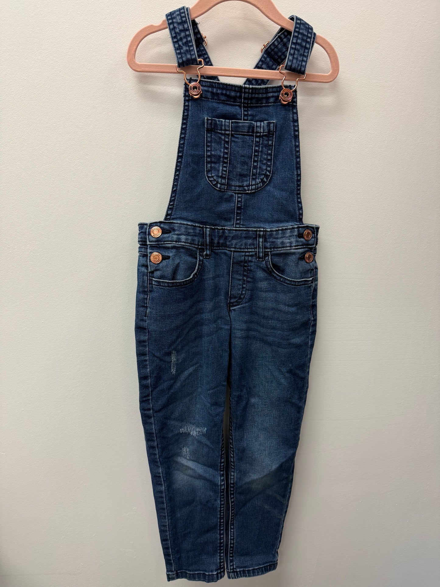 GEORGE DENIM OVERALLS SIZE 6