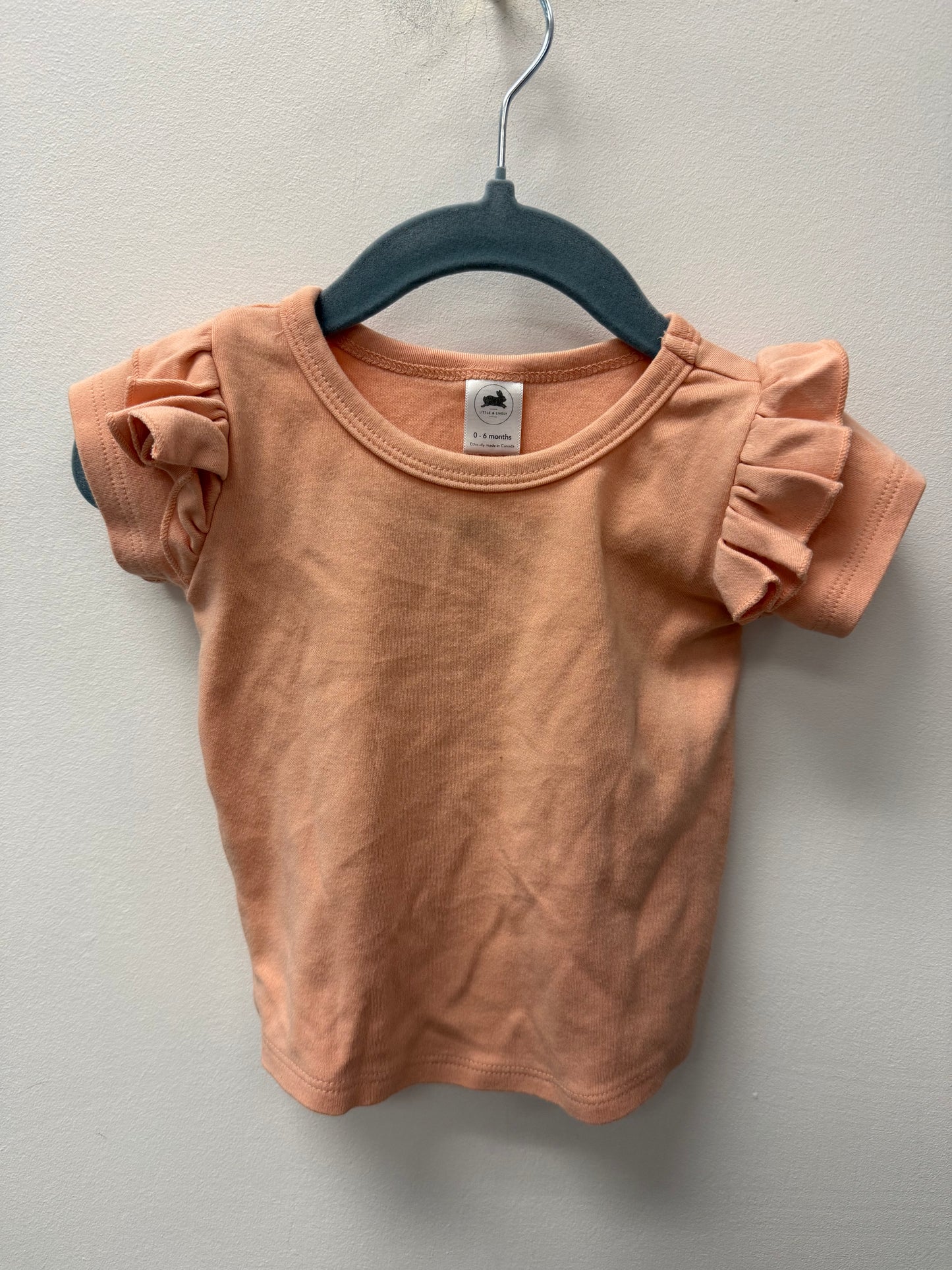 LITTLE & LIVELY SHIRT SIZE 0-6M