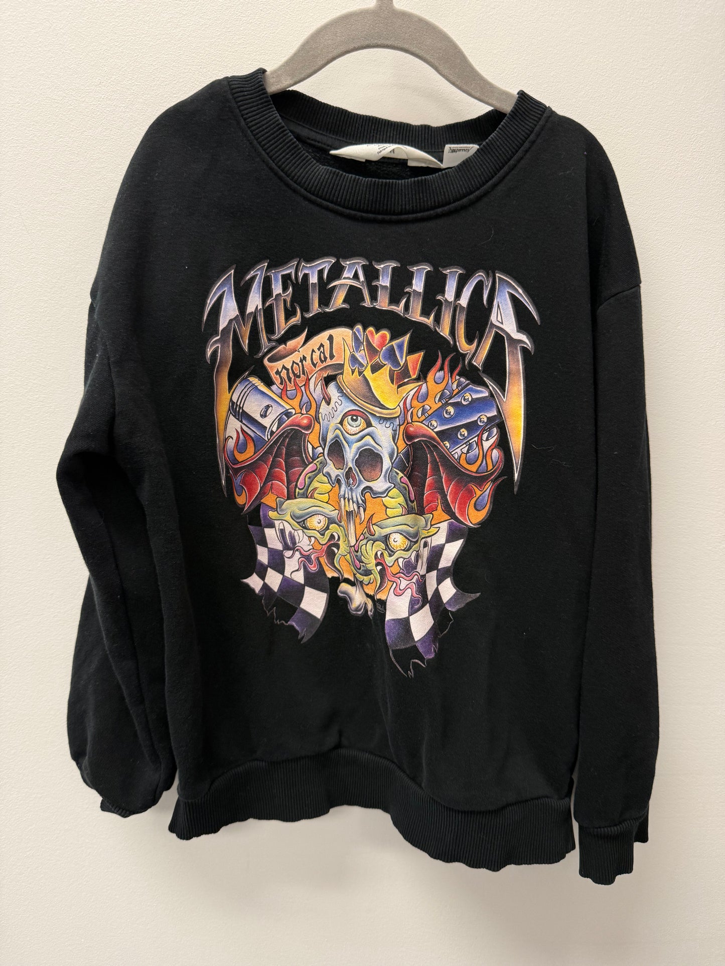 H&M METALLICA CREW SIZE 6-8