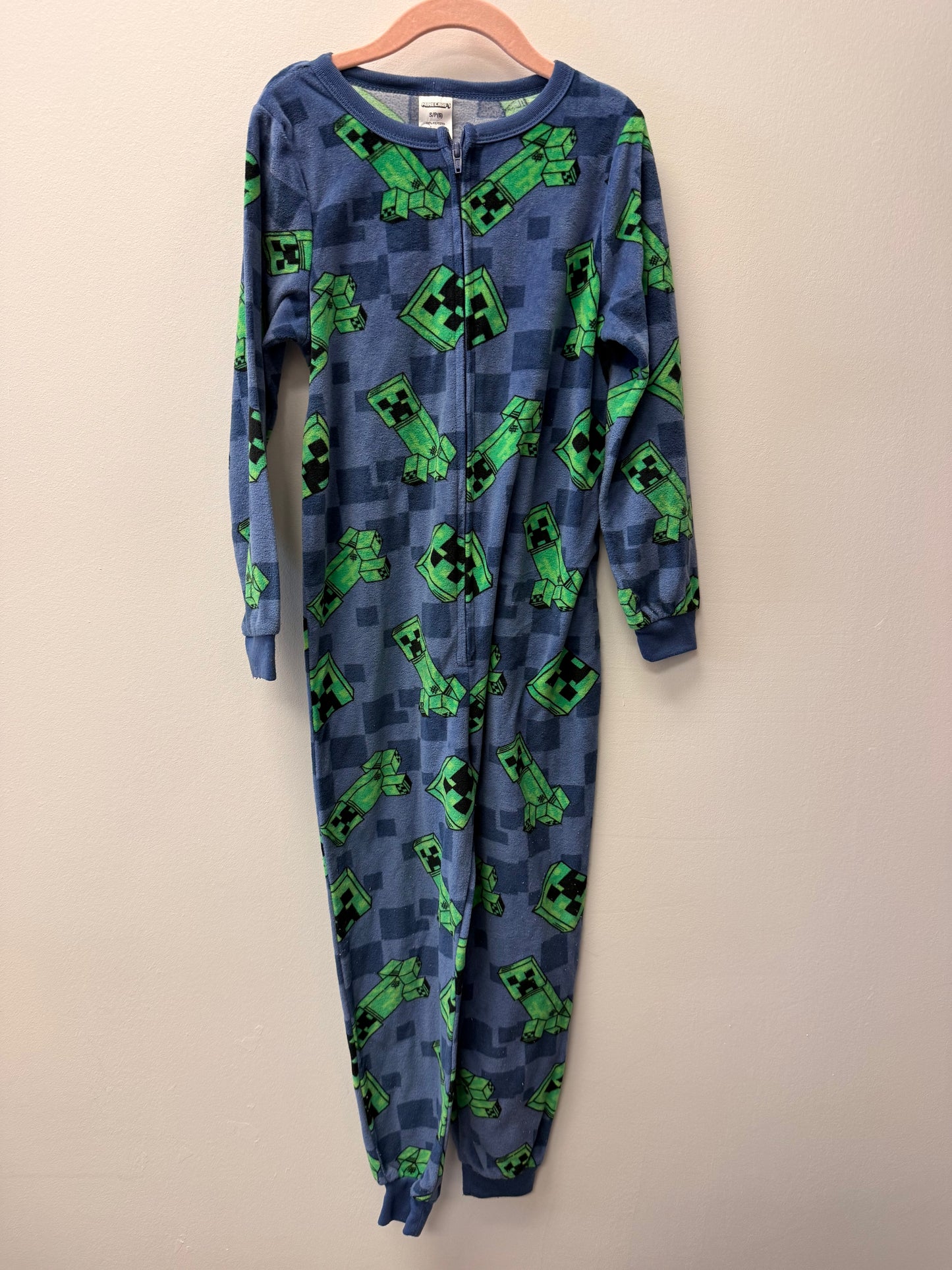 MINECRAFT FLEECE SLEEPER SIZE 6