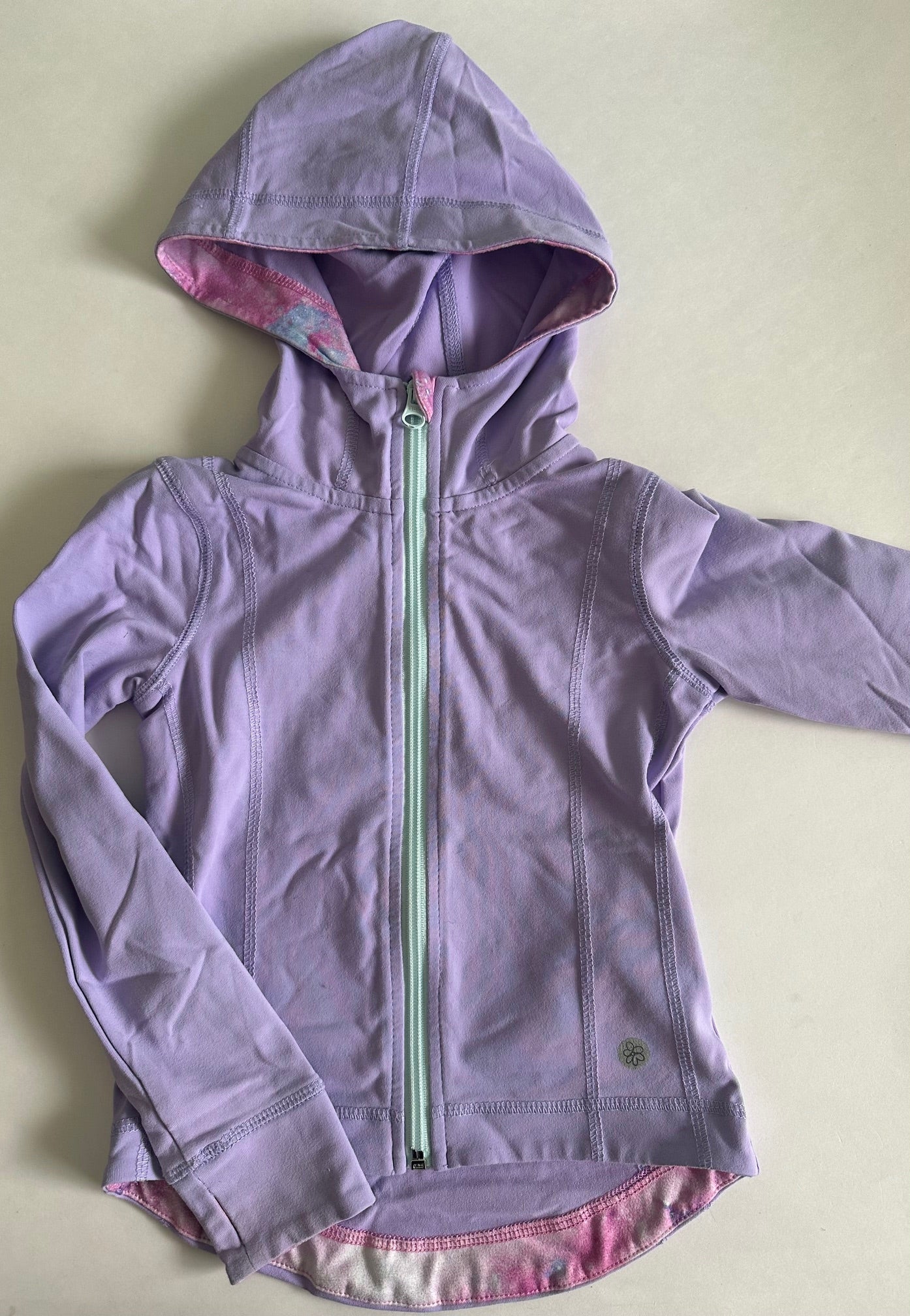 Jill, Purple Zip-Up Hoodie - Size 5