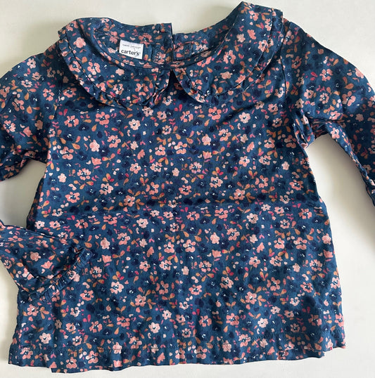 Carter's, Flowery Shirt - 24 Months