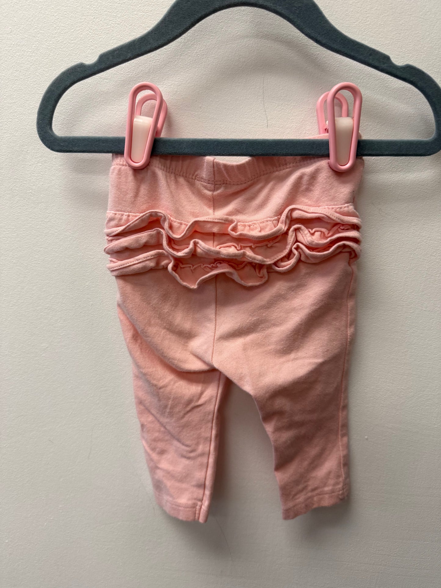 OLD NAVY PINK FRILLY PANTS SIZE 3-6M