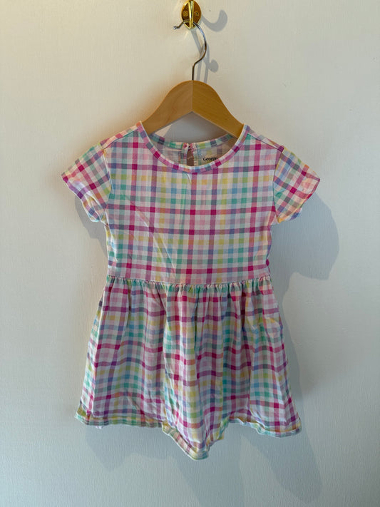 GEORGE CHECKERED DRESS 2T