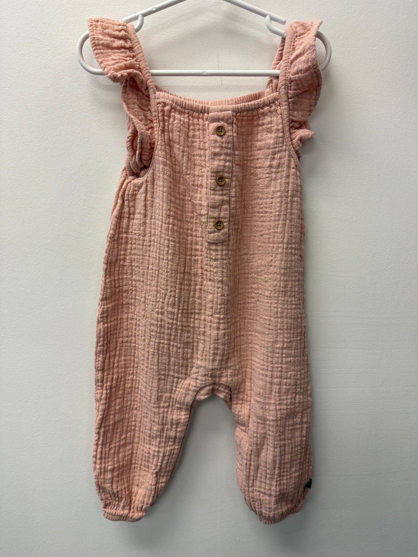 MODERN MOMENTS LINEN ROMPER SIZE 24M