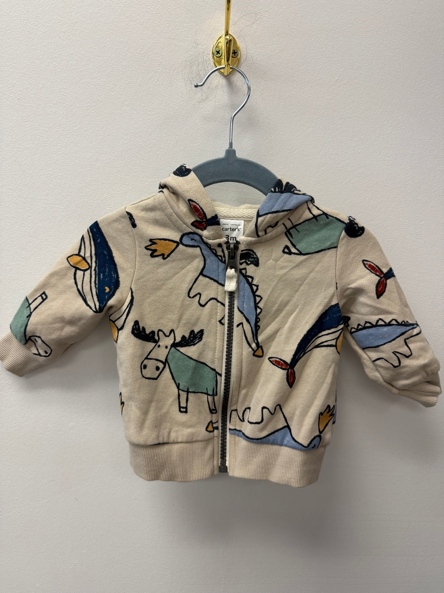 CARTERS ANIMAL SWEATER SIZE 3M