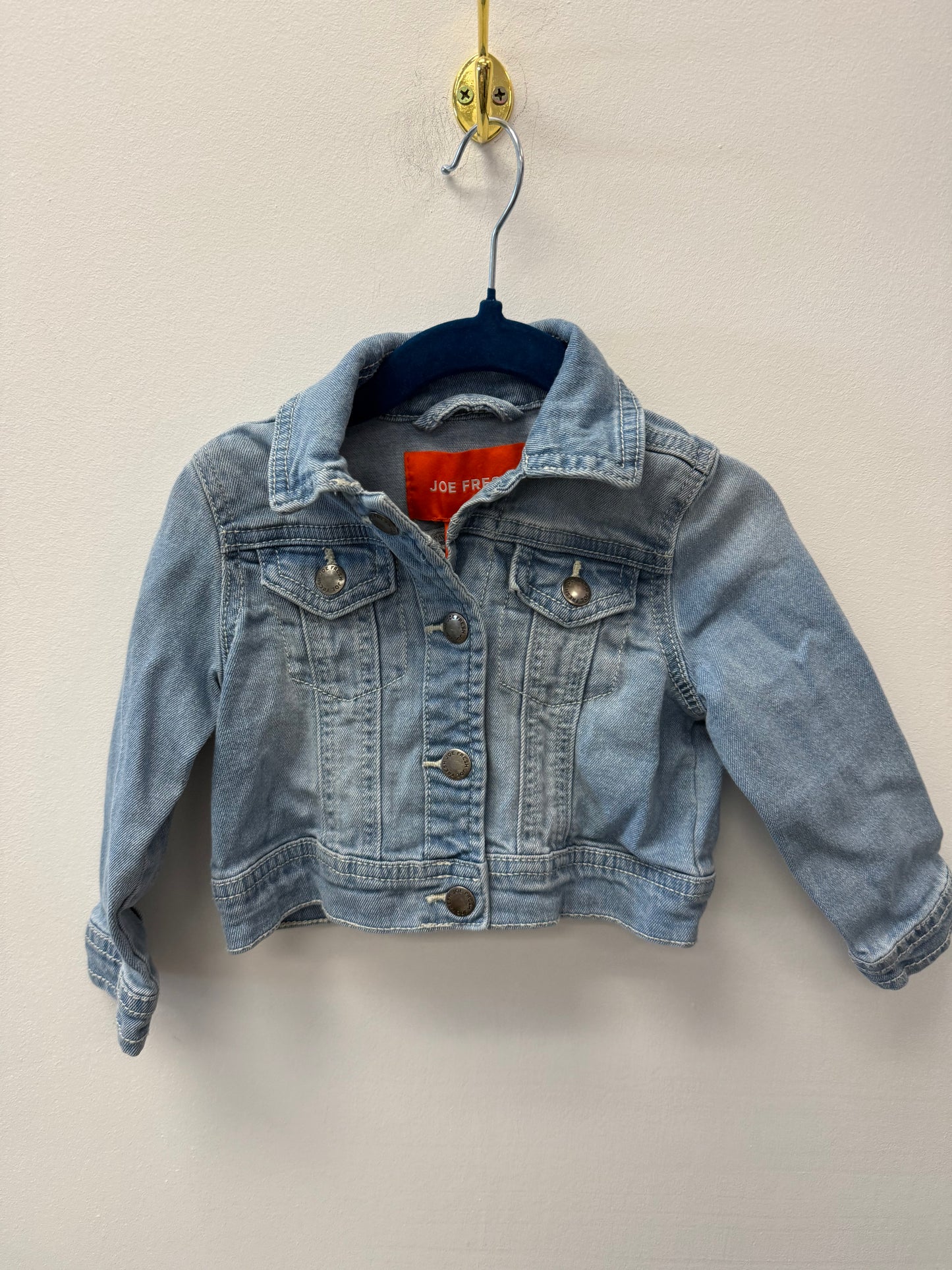 JOE FRESH HEART DENIM JACKET SIZE 12-18M