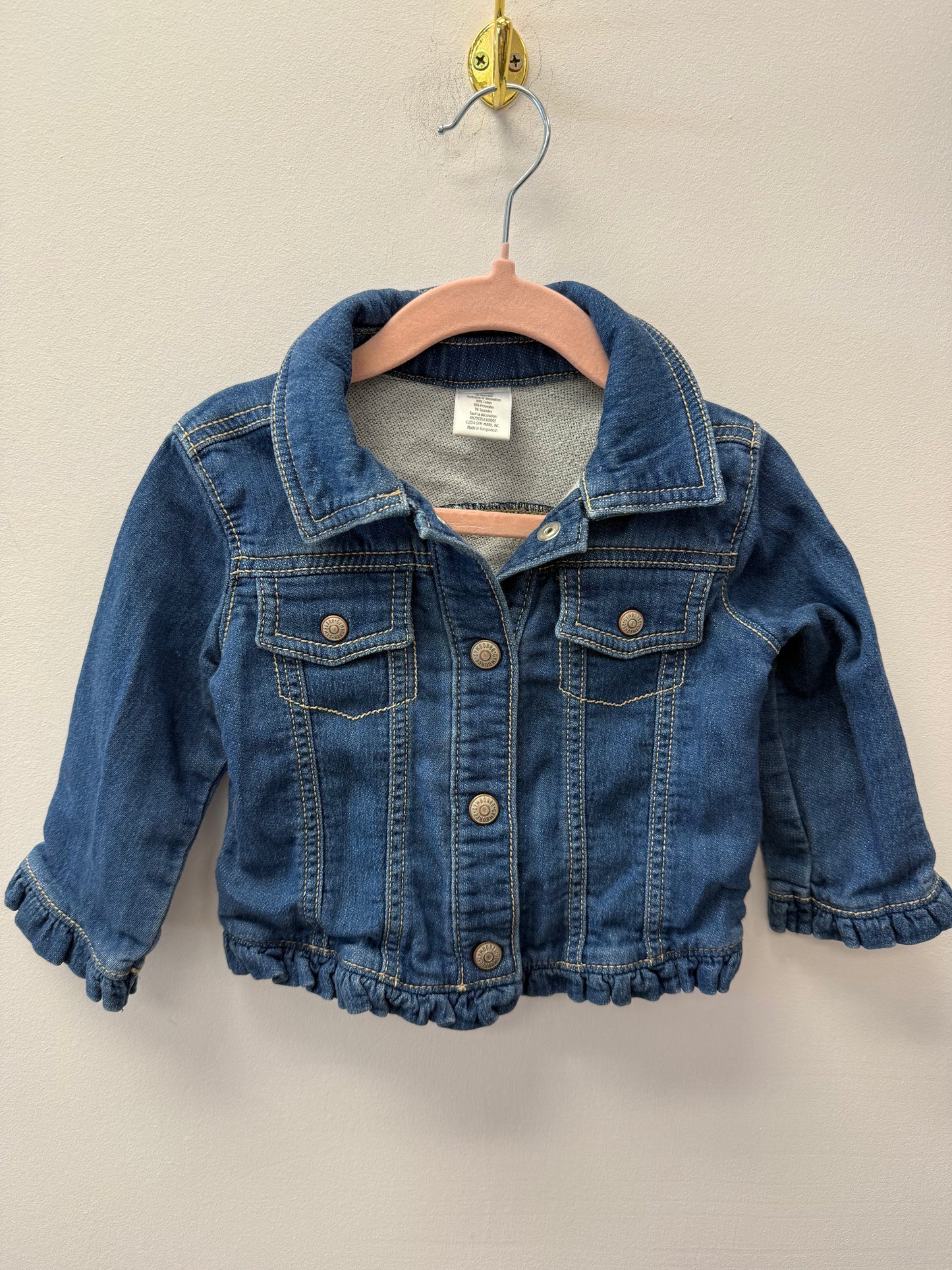 GYMBOREE JEAN JACKET SIZE 12-18M