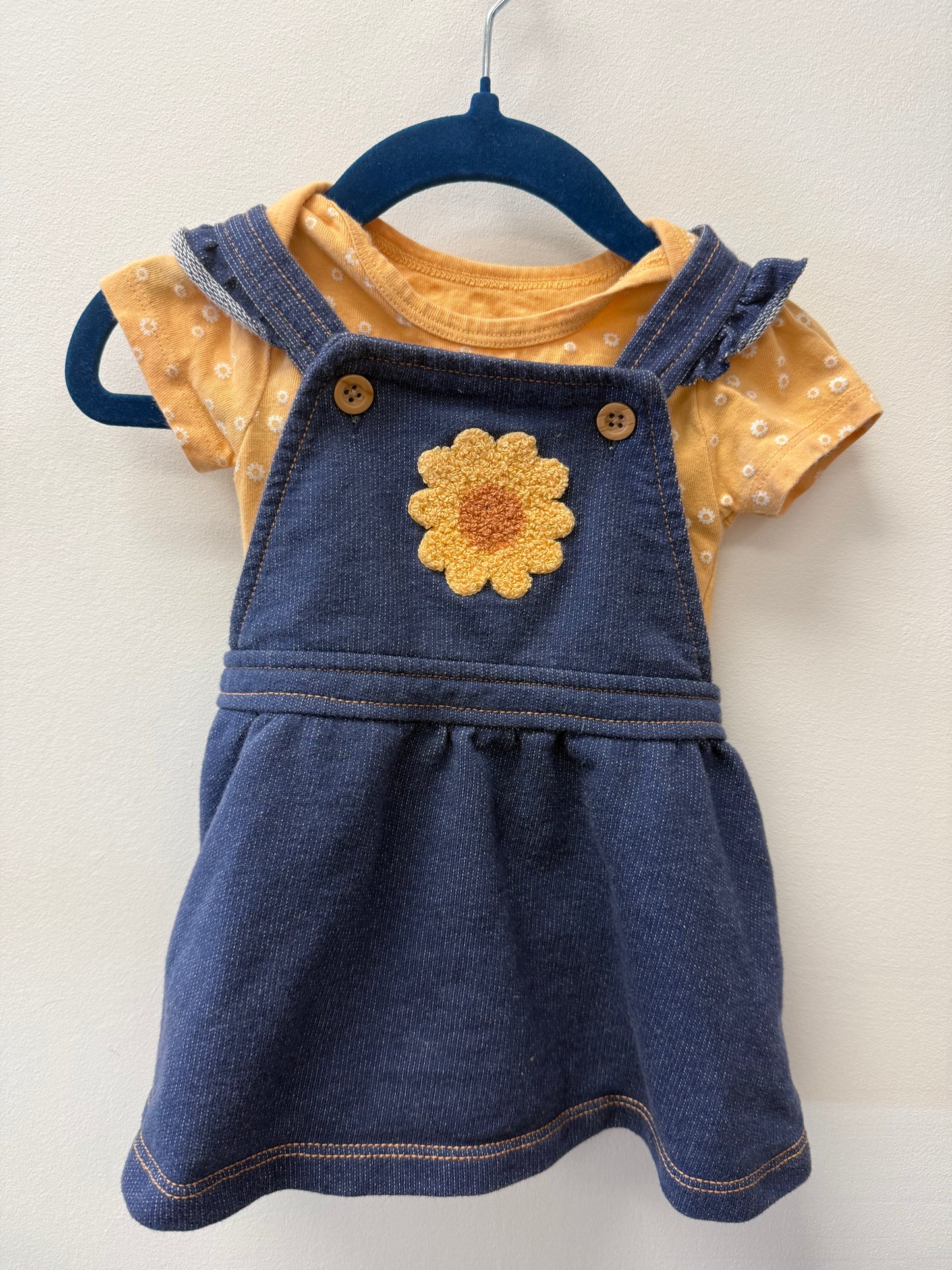 PEKKLE FLOWER SKIRTALL OUTFIT SIZE 6M