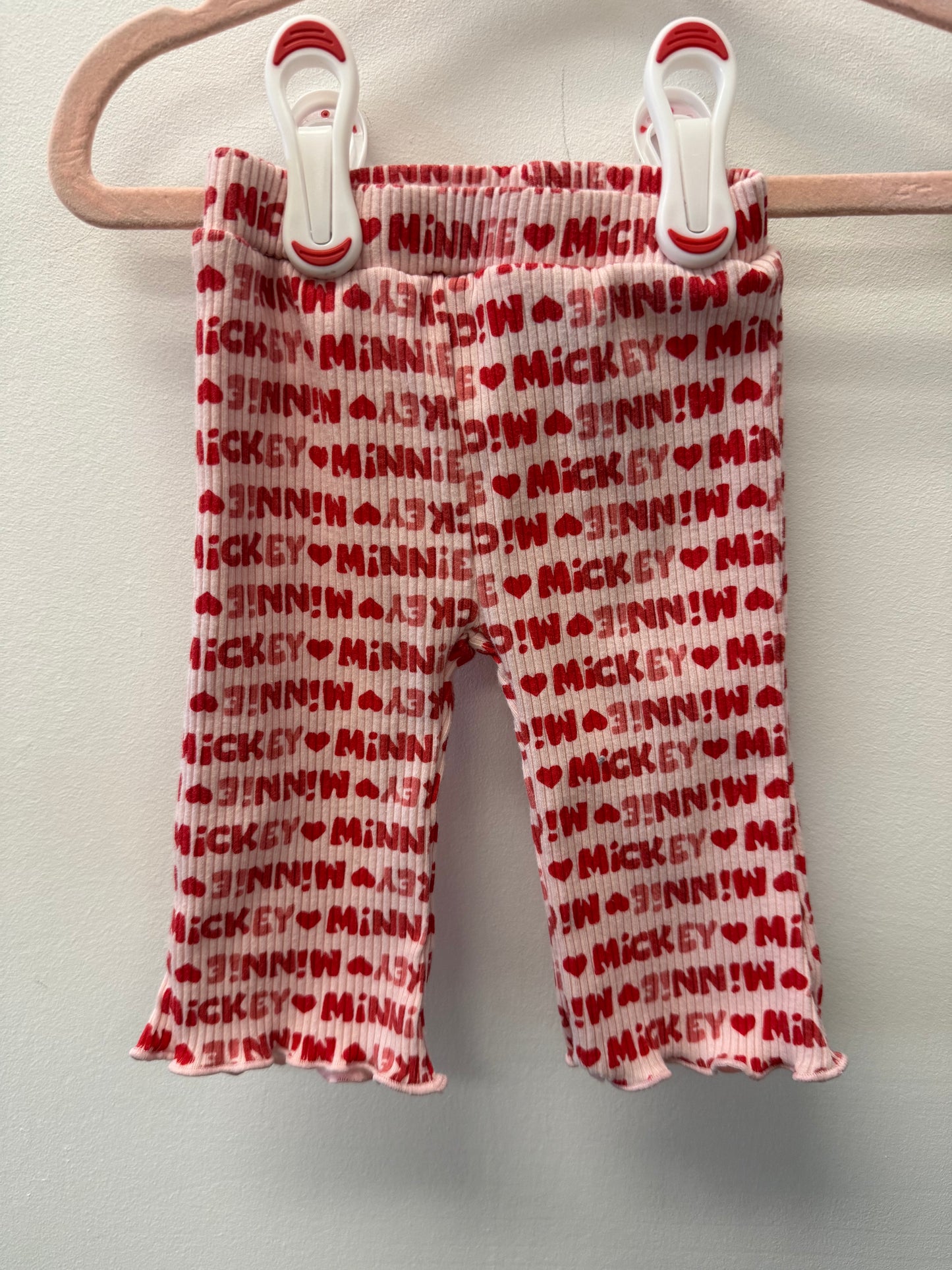 DISNEY MINNIE FLARE PANTS SIZE 0-3M