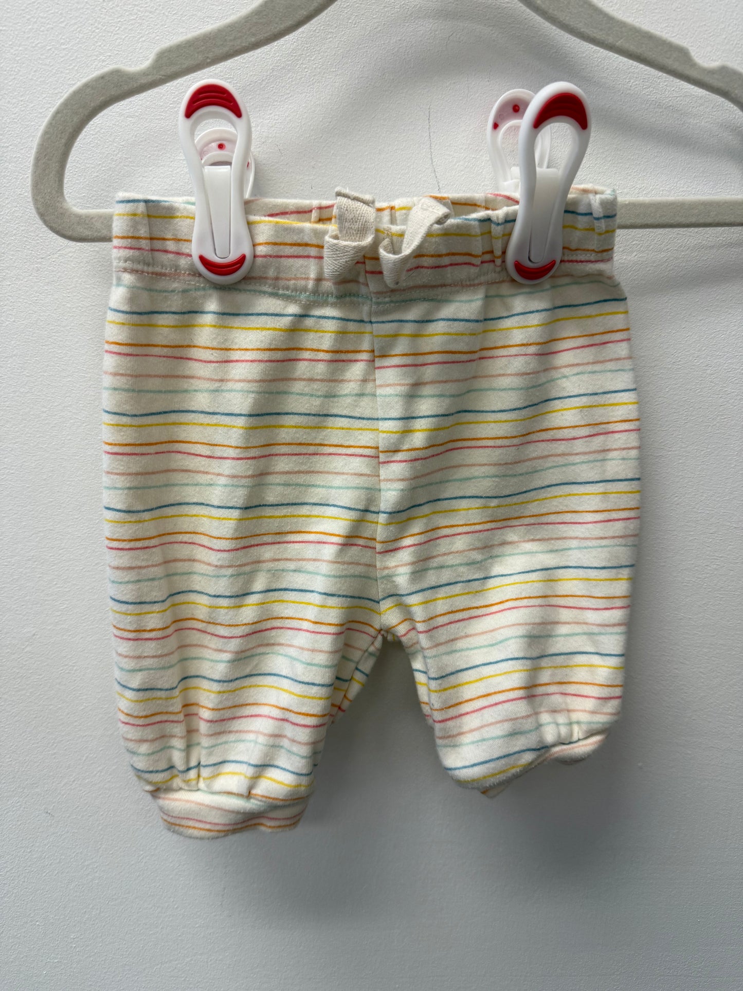 PEHR STRIPPED PANTS SIZE 3-6M