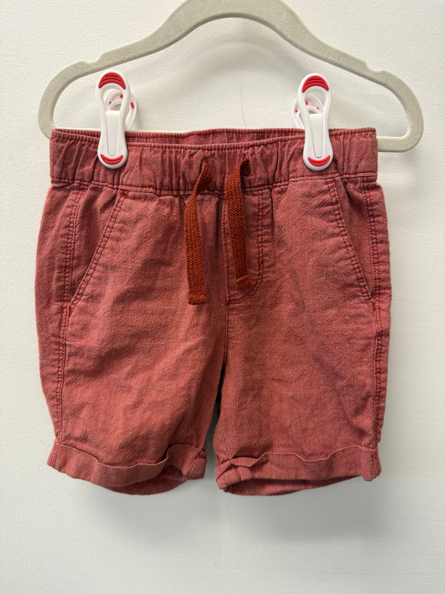 OLD NAVY BURNT ORANGE SHORTS SIZE 2T
