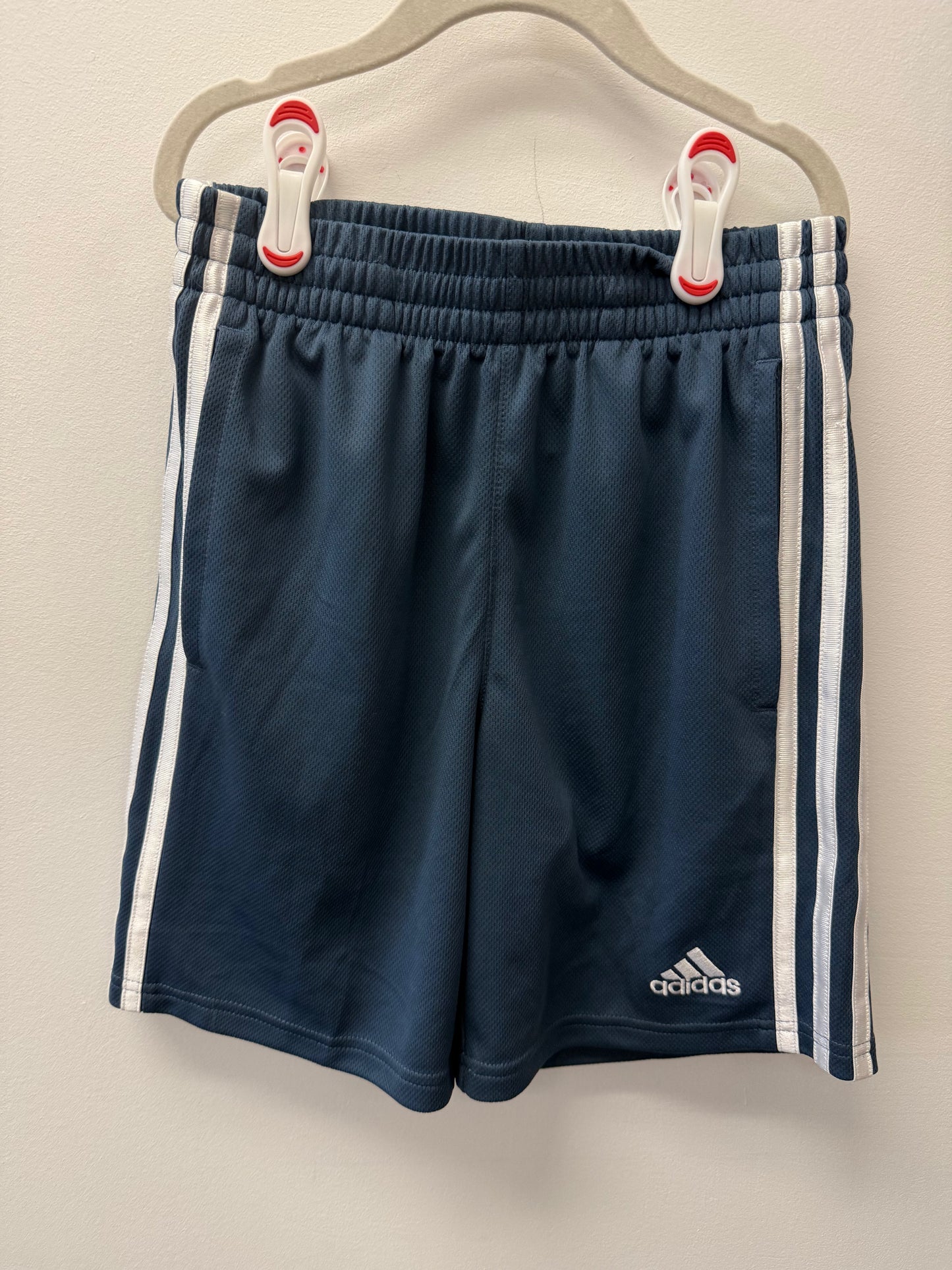 ADIDAS BLUE SHORTS SIZE 8
