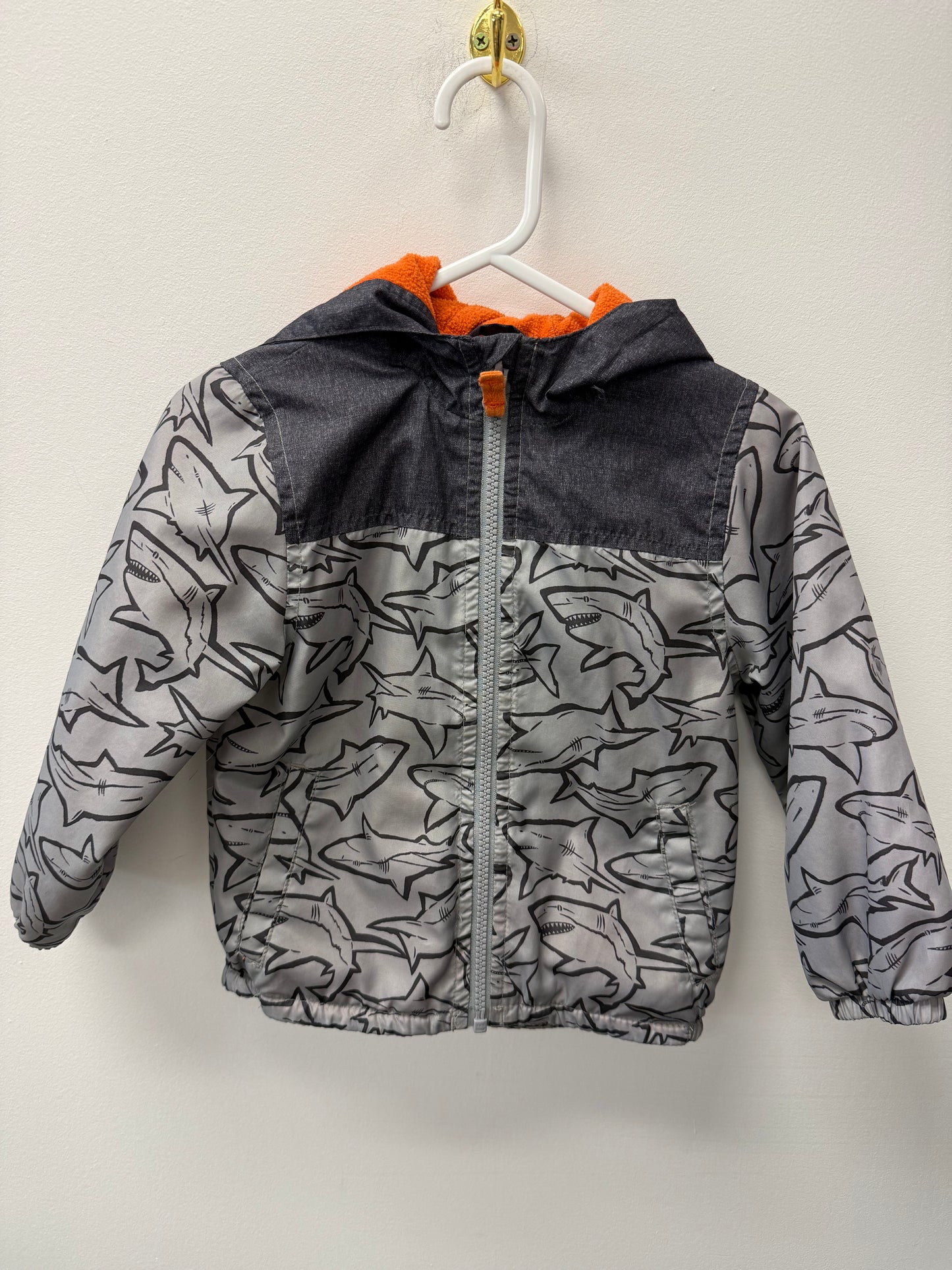 OSHKOSH SHARK RAIN COAT SIZE 2T