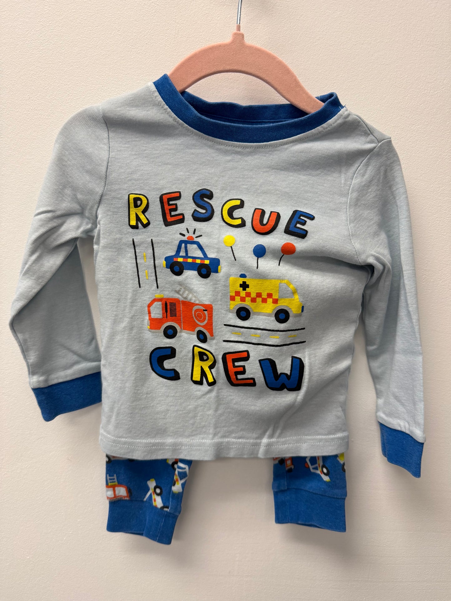 GEORGE "RESCUE CREW" PJ'S SIZE 18-24M