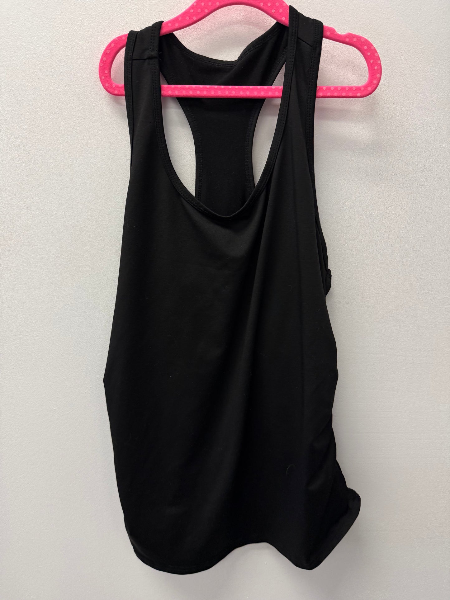 ATHLETIC MATERNITY BLACK TANK TOP SIZE SMALL