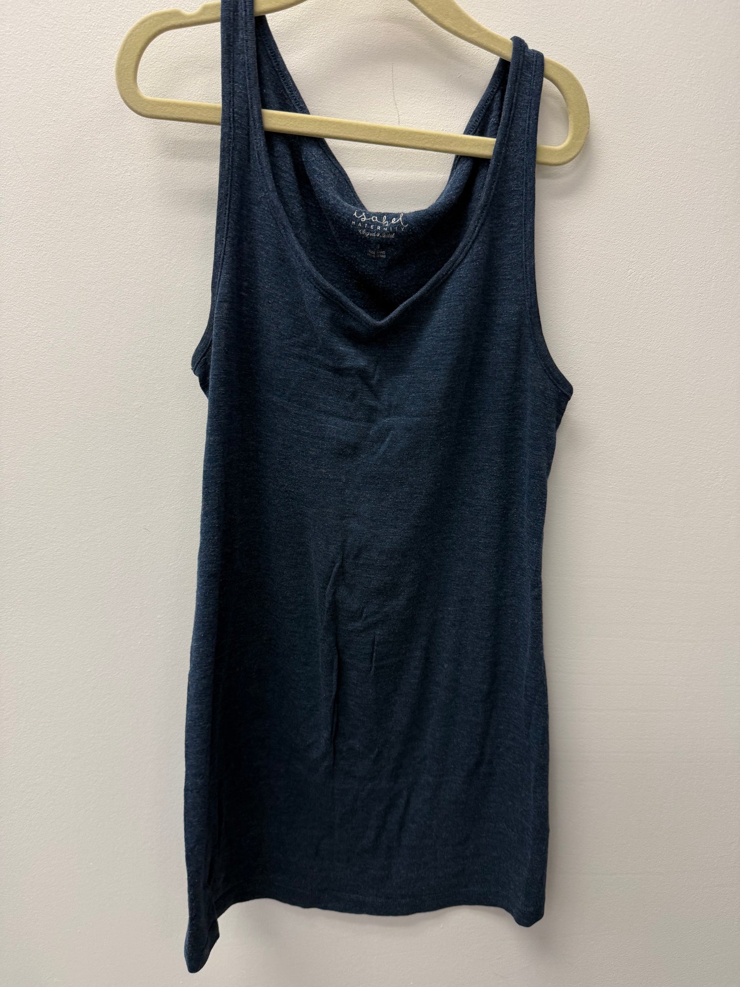 ISABEL MATERNITY NAVY BLUE TANK TOP SIZE SMALL