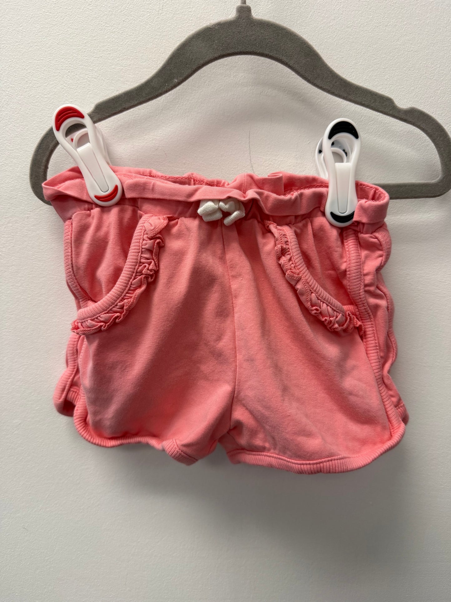 C&C CALIFORNIA PINK SHORTS SIZE 18M