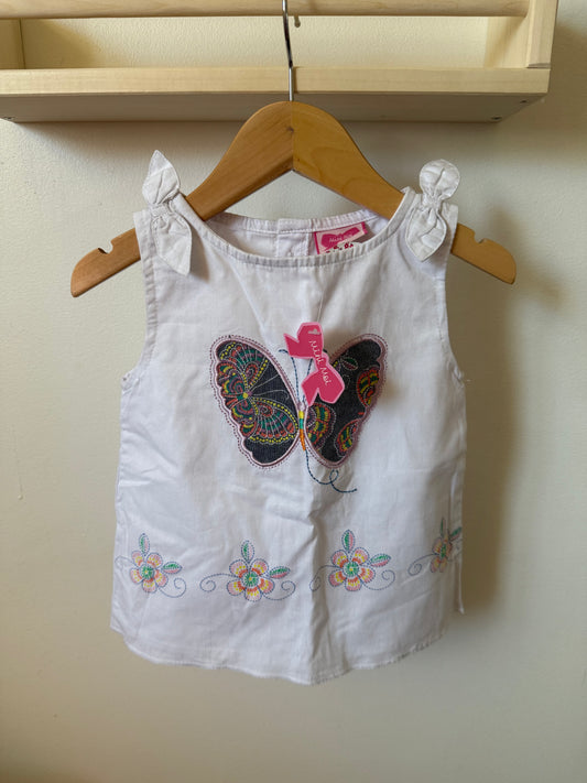 MINI MOI NEW BUTTERFLY SHIRT 12-18M