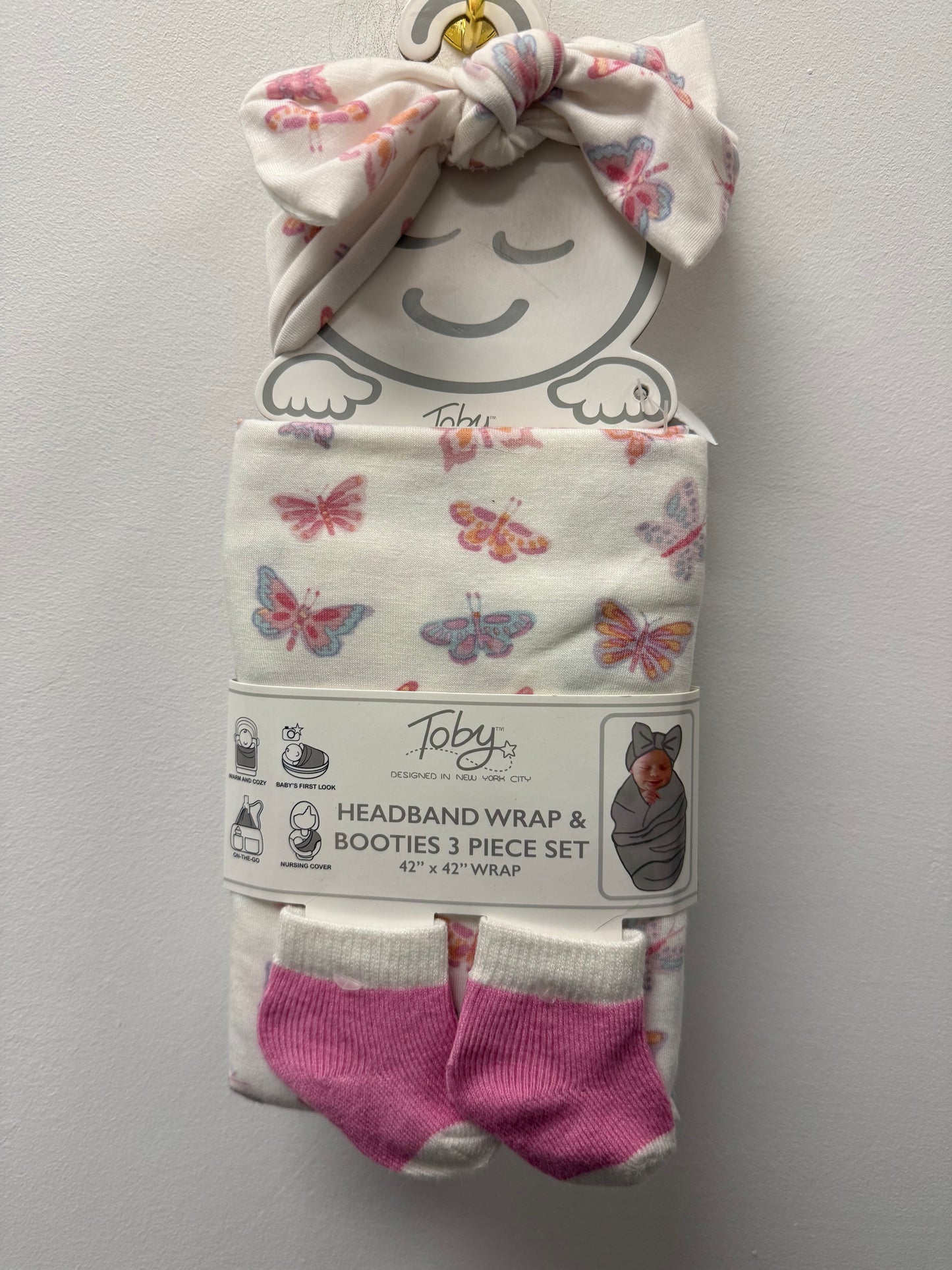 NEW 3 PIECE SWADDLE SET