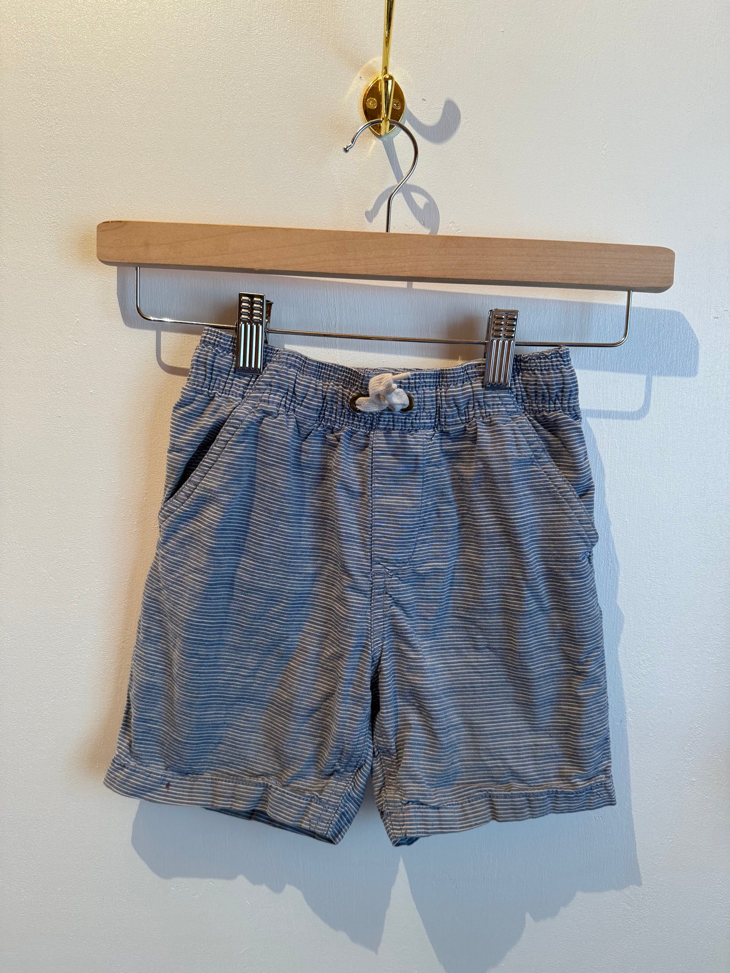 GEORGE BLUE STRIPPED SHORTS SIZE 5