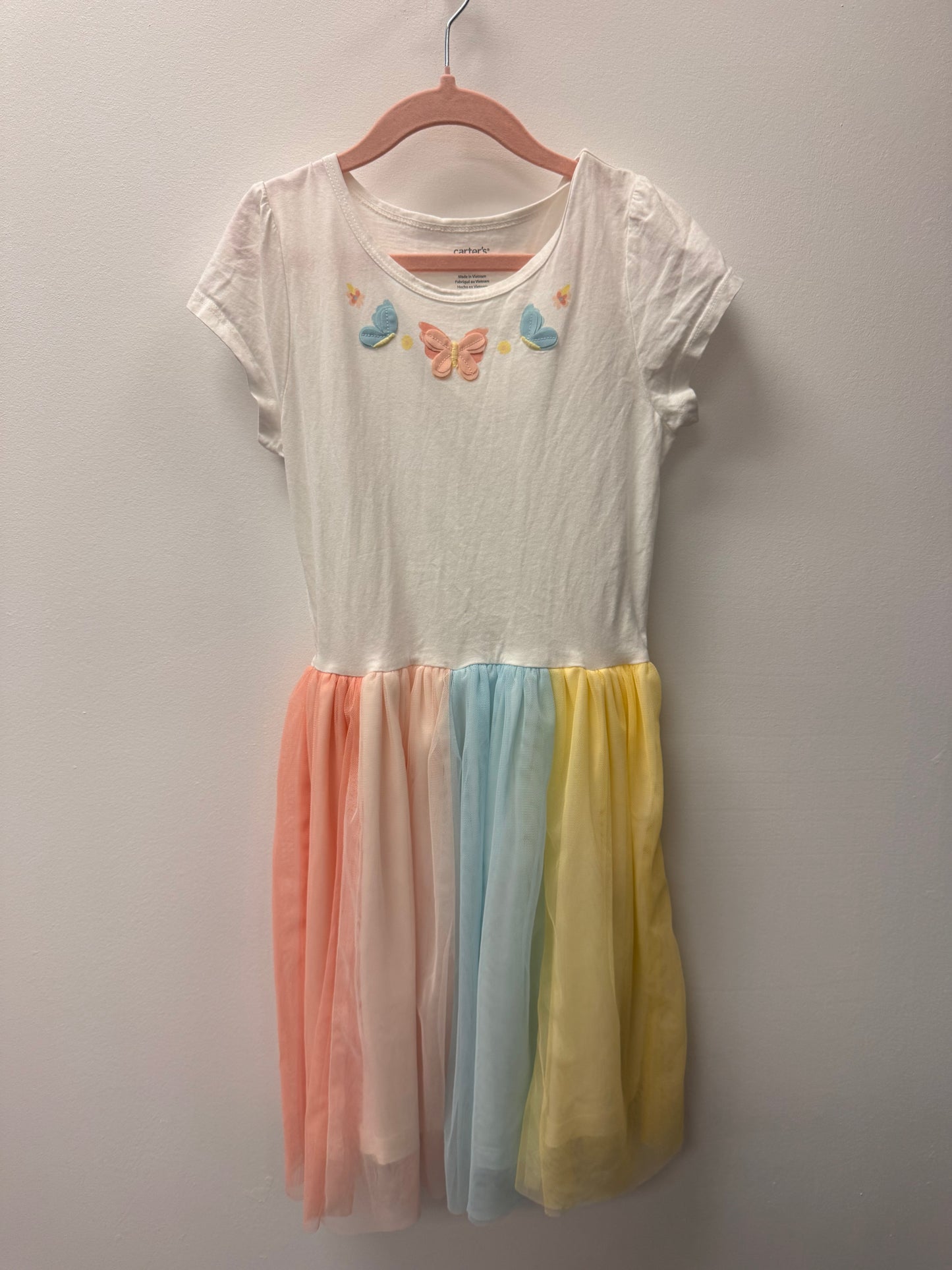 CARTERS BUTTERFLY DRESS SIZE 10