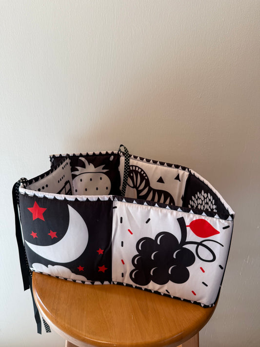 BLACK AND WHITE BABY TOY