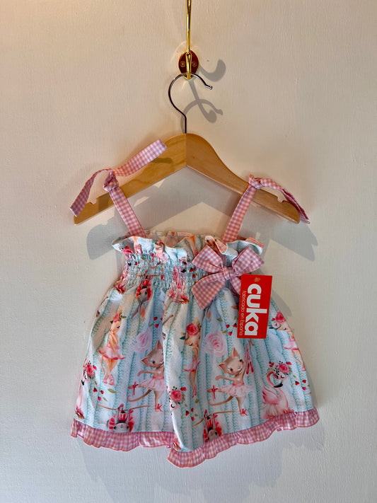 Cuka baby cat dress 6 months