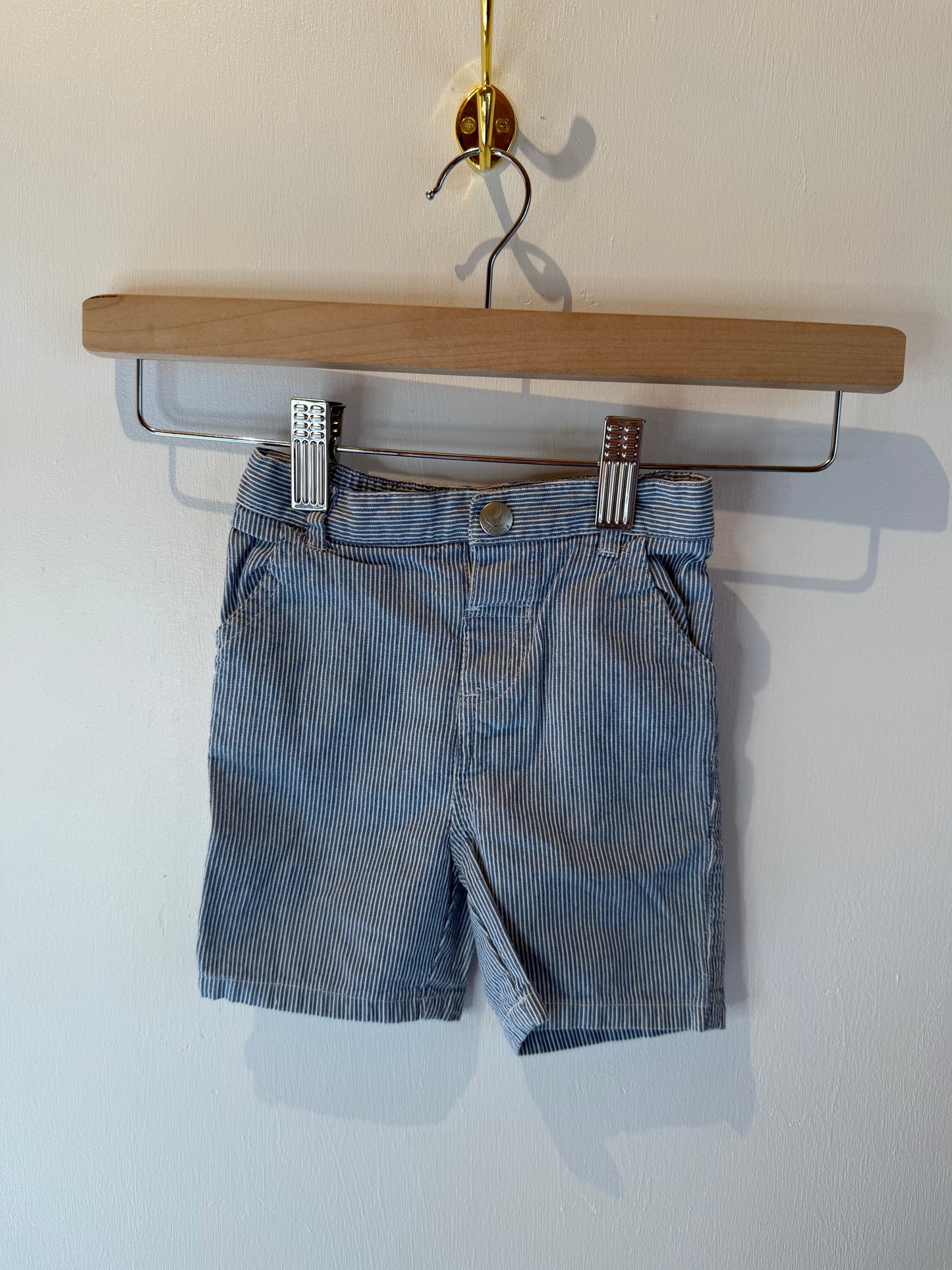 ABSORBA BLUE STRIPPED SHORTS 12M