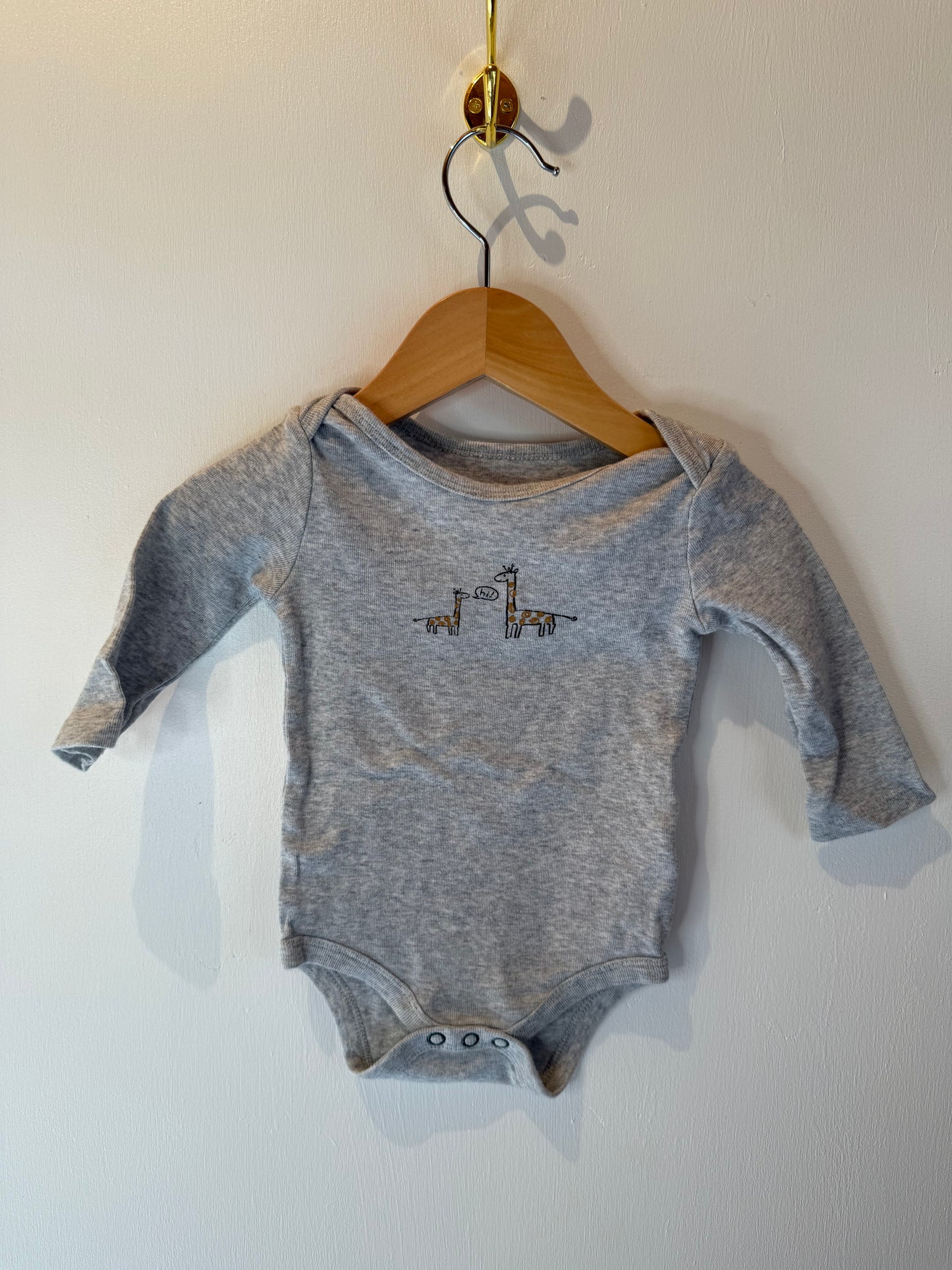 JOE FRESH GIRAFFE ONESIE 3-6M