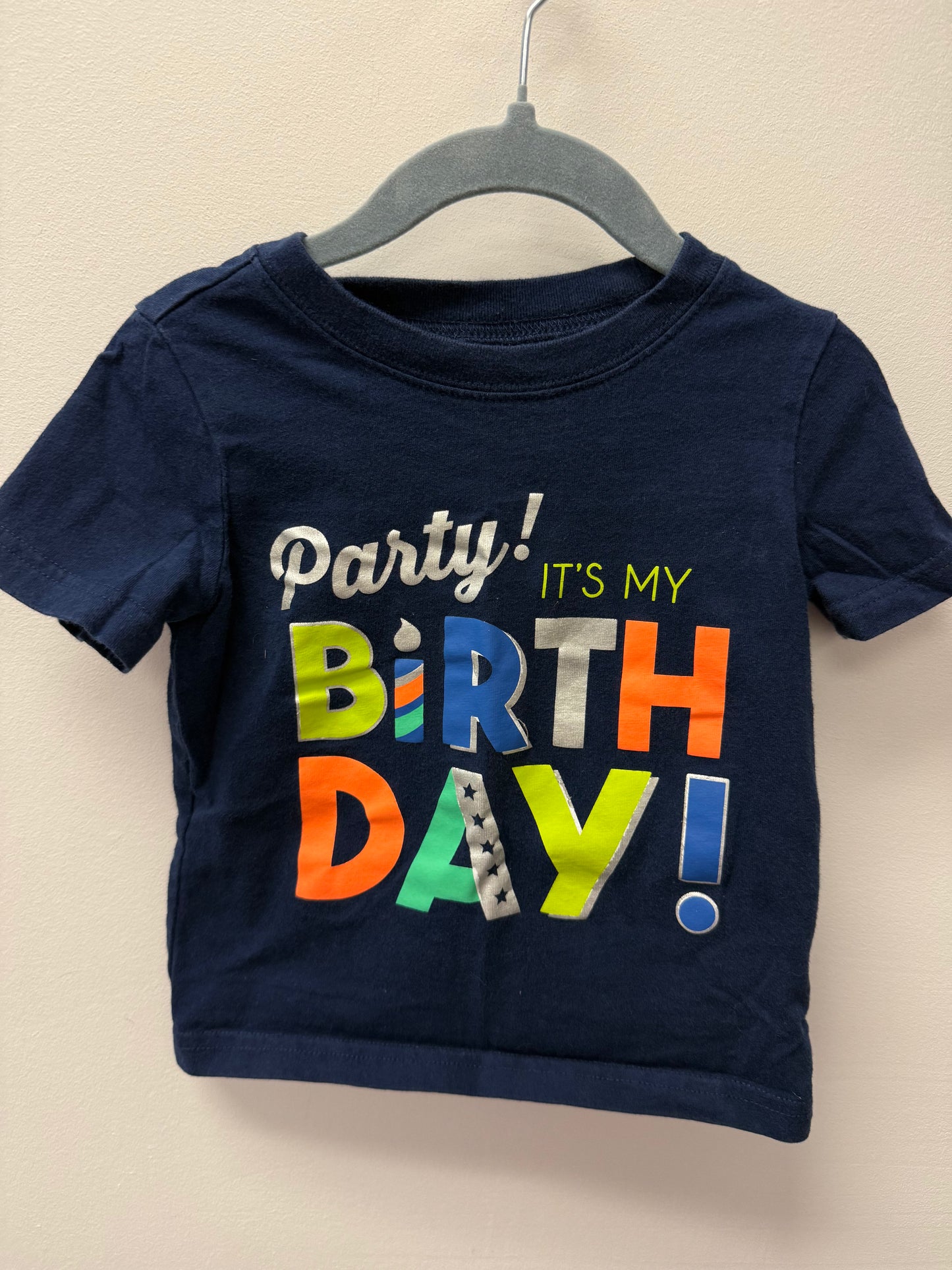 CARTERS BIRTHDAY SHIRT SIZE 2T