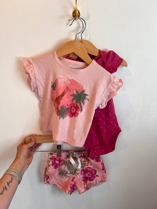 CARTERS 3 PIECE SET 3-6M