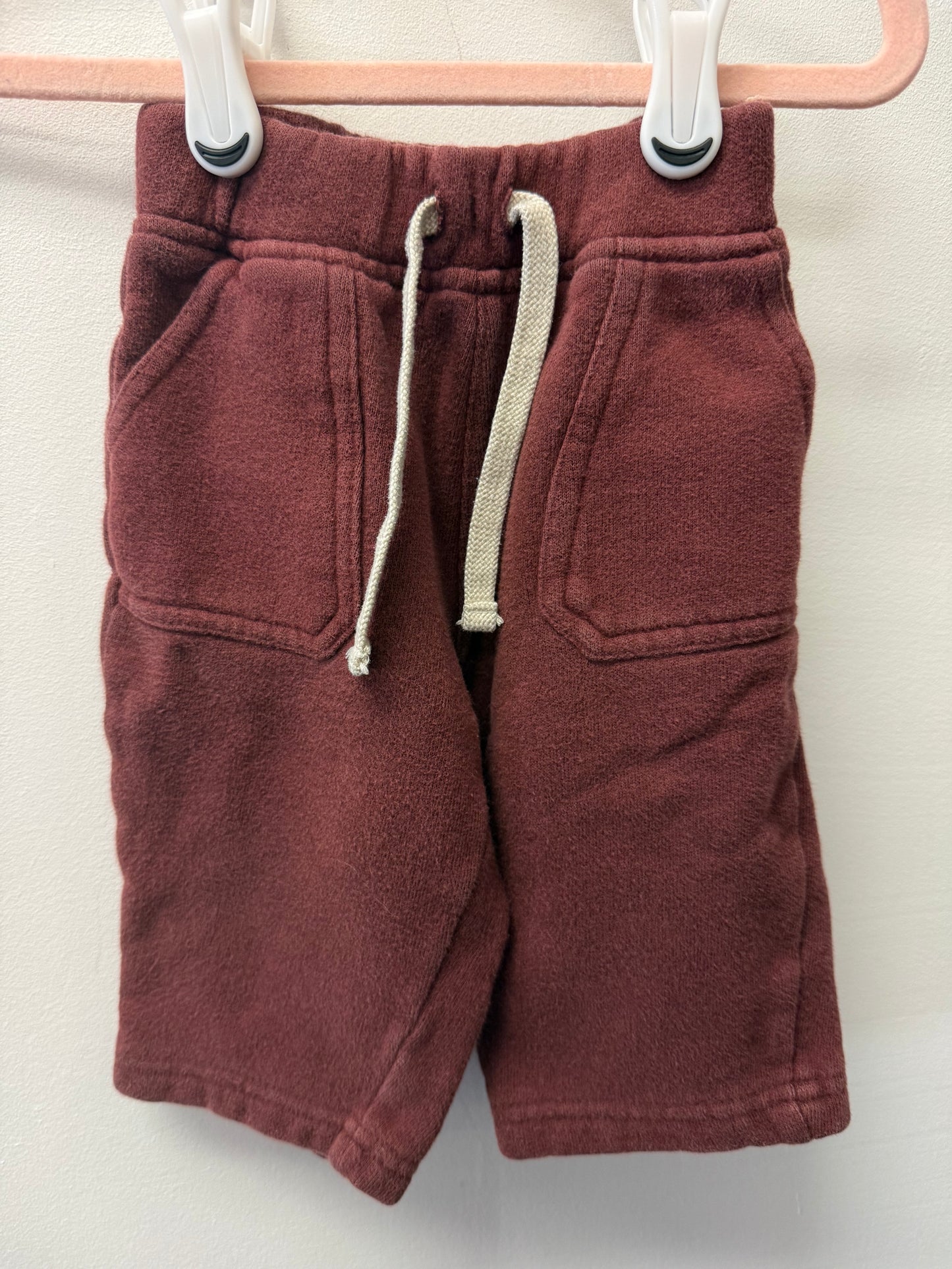 OLD NAVY BURGUNDY PANTS SIZE 6-12M