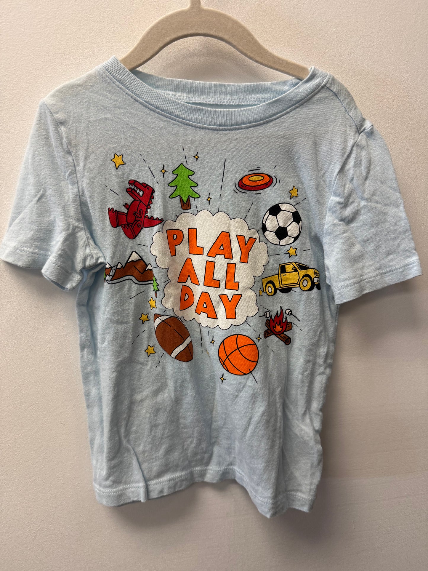 OLD NAVY "PLAY ALL DAY" SHIRT SIZE 5