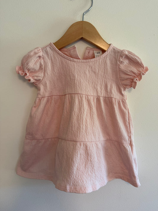 H&M PINK DRESS SIZE 6M